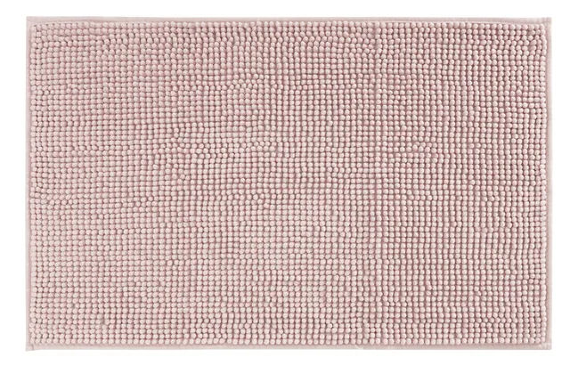 Baroni Home Tappeto Bagno Ciniglia Rosa 50x80 cm Antiscivolo