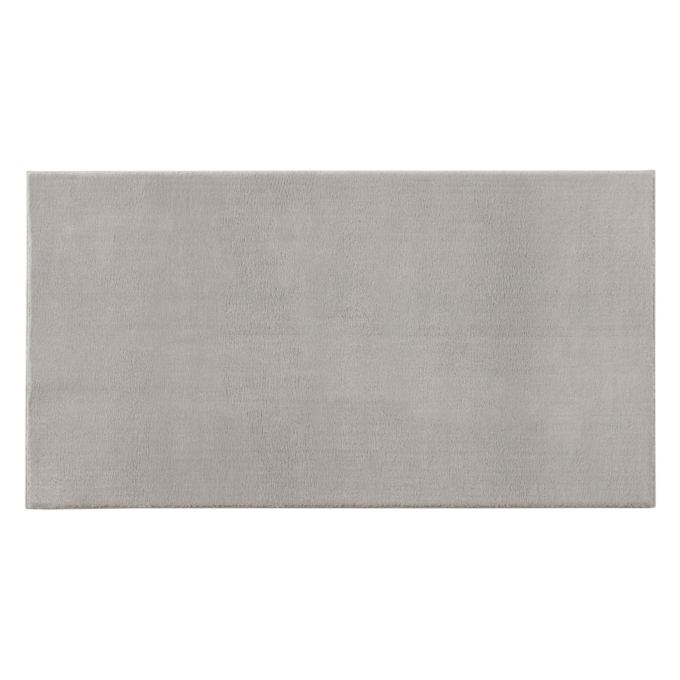 Baroni Home Tappeto Cuore Natural Pelo Lungo 90x90 cm