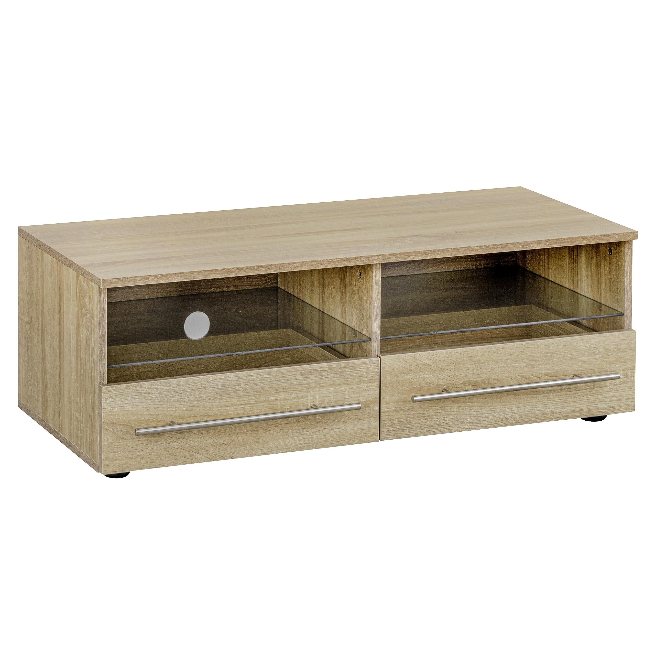 Baroni Home mobile TV sospeso 3 cassetti bianco 140 cm MDF