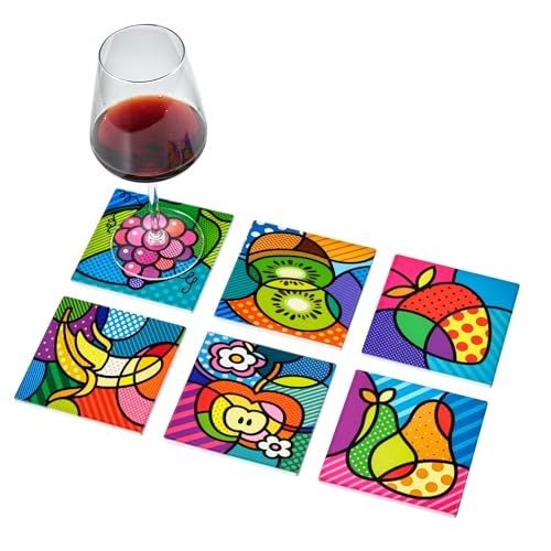 Baroni Home Capri Set 6 Sottobicchieri 11x11 cm