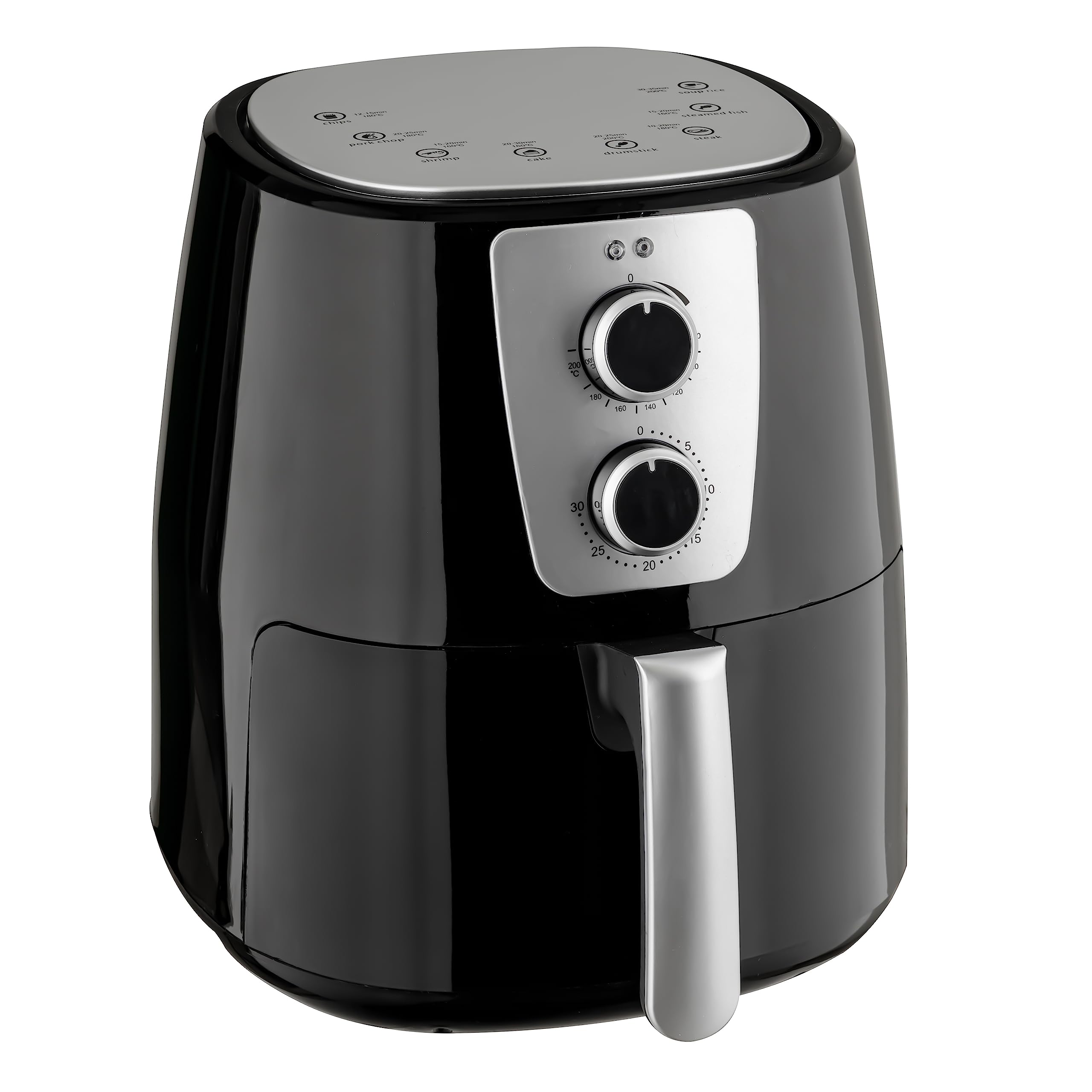 Baroni Home Friggitrice ad Aria 3,5 L 1400W Antiaderente