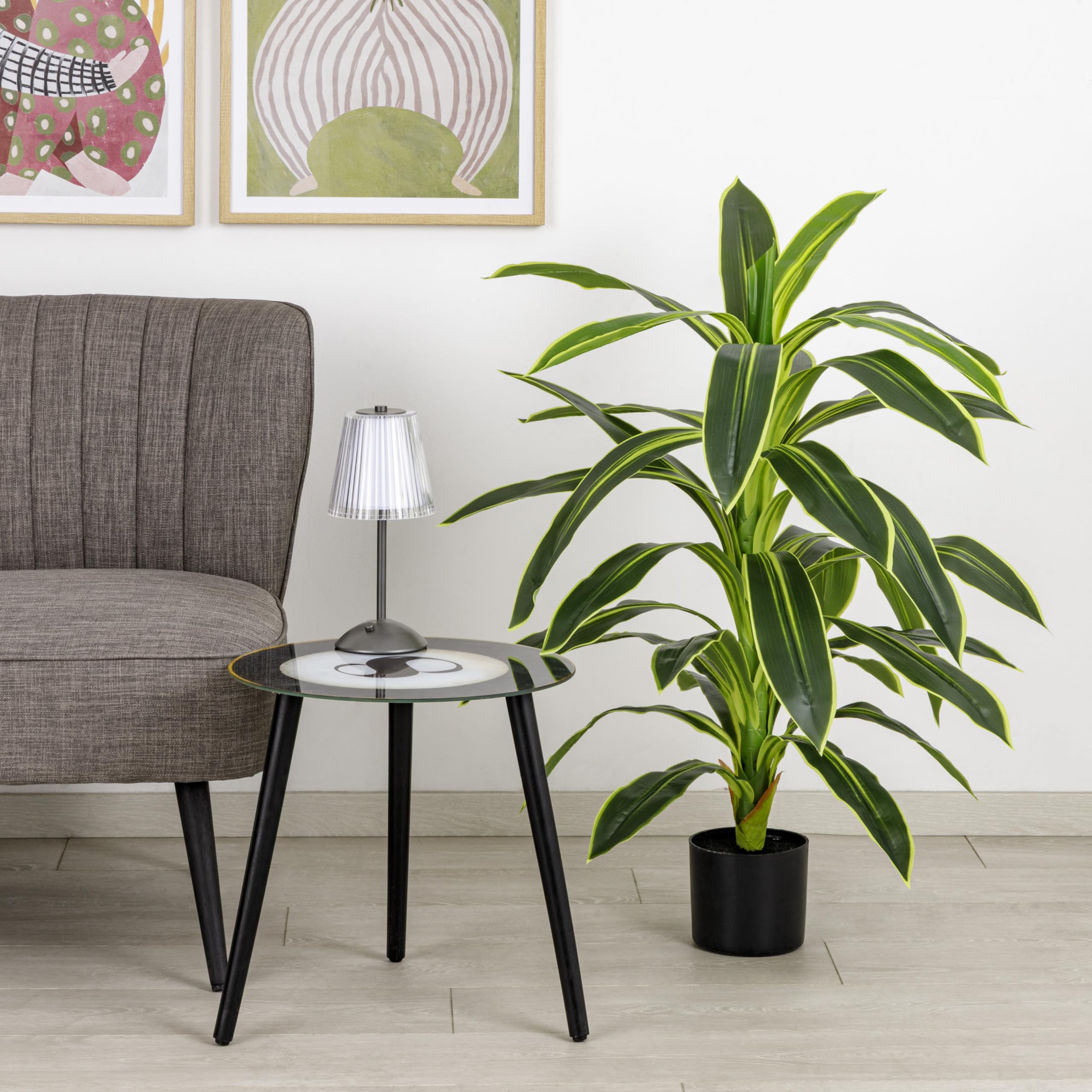 Baroni Home Pianta Artificiale Dracaena 100 cm da Interno