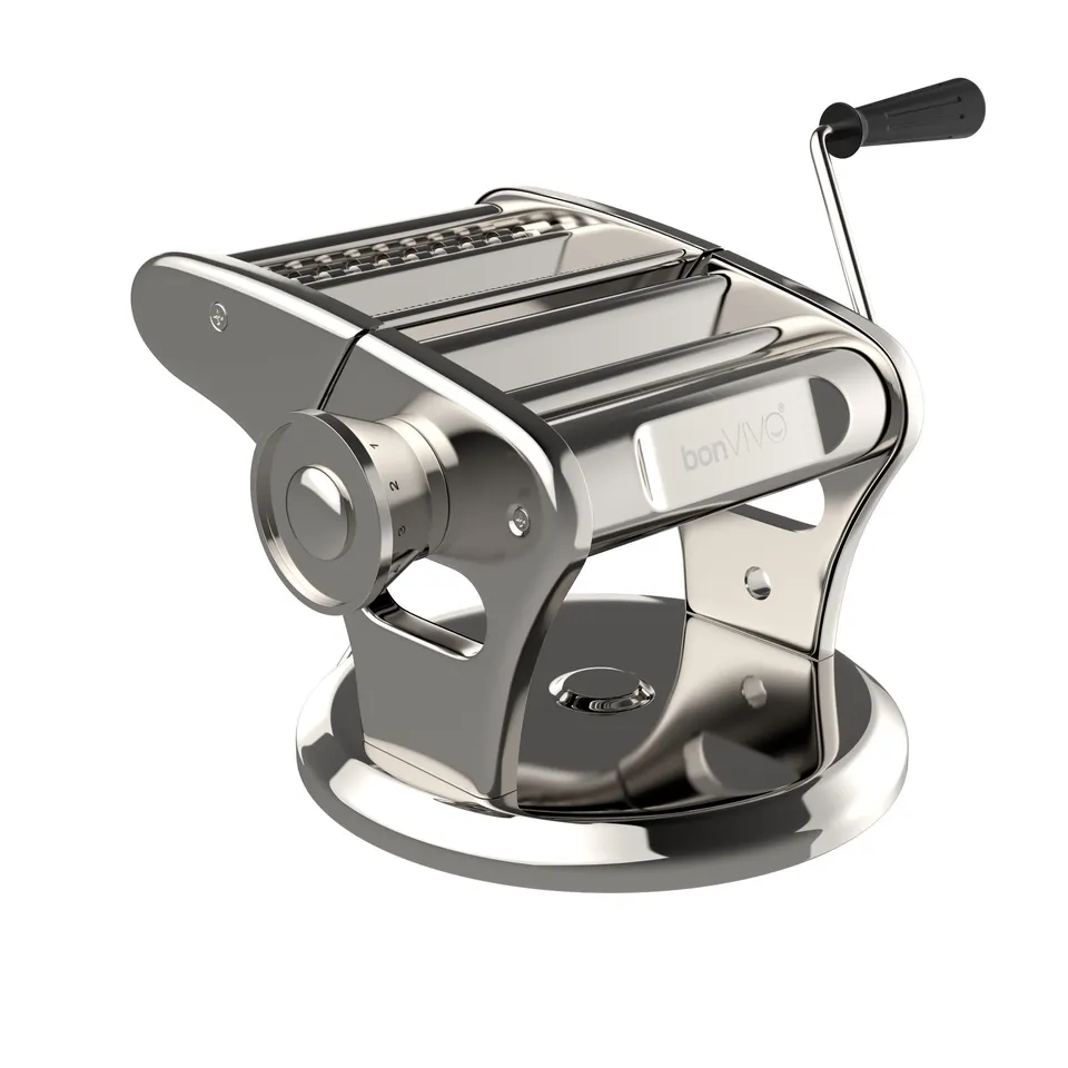 bonVIVO Pasta Mia macchina pasta fresca acciaio inox ventosa