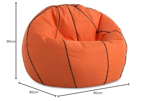 Textilhome pouf palla 90 cm calcio basket