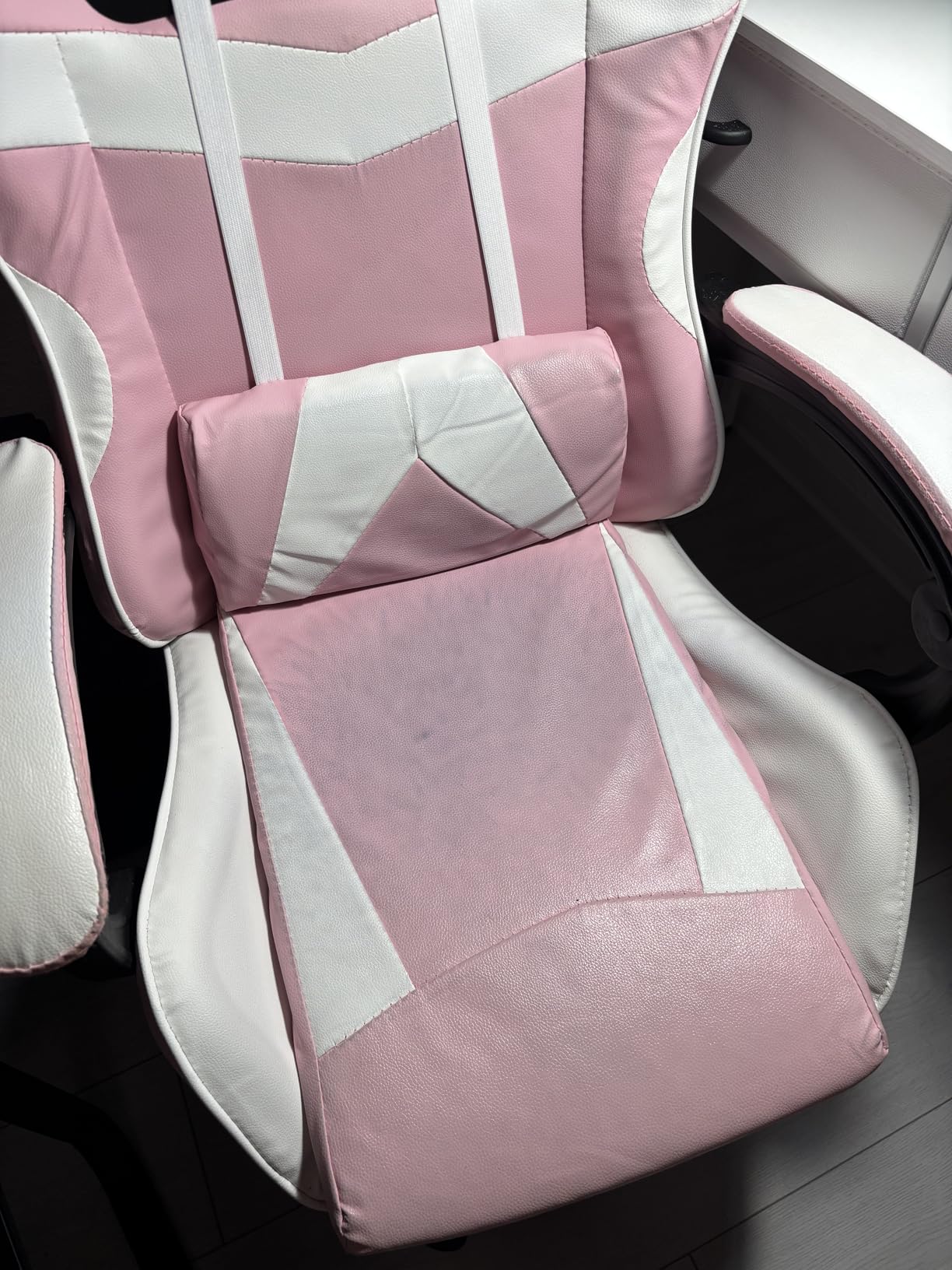 Baroni Home sedia gaming nera e verde reclinabile similpelle