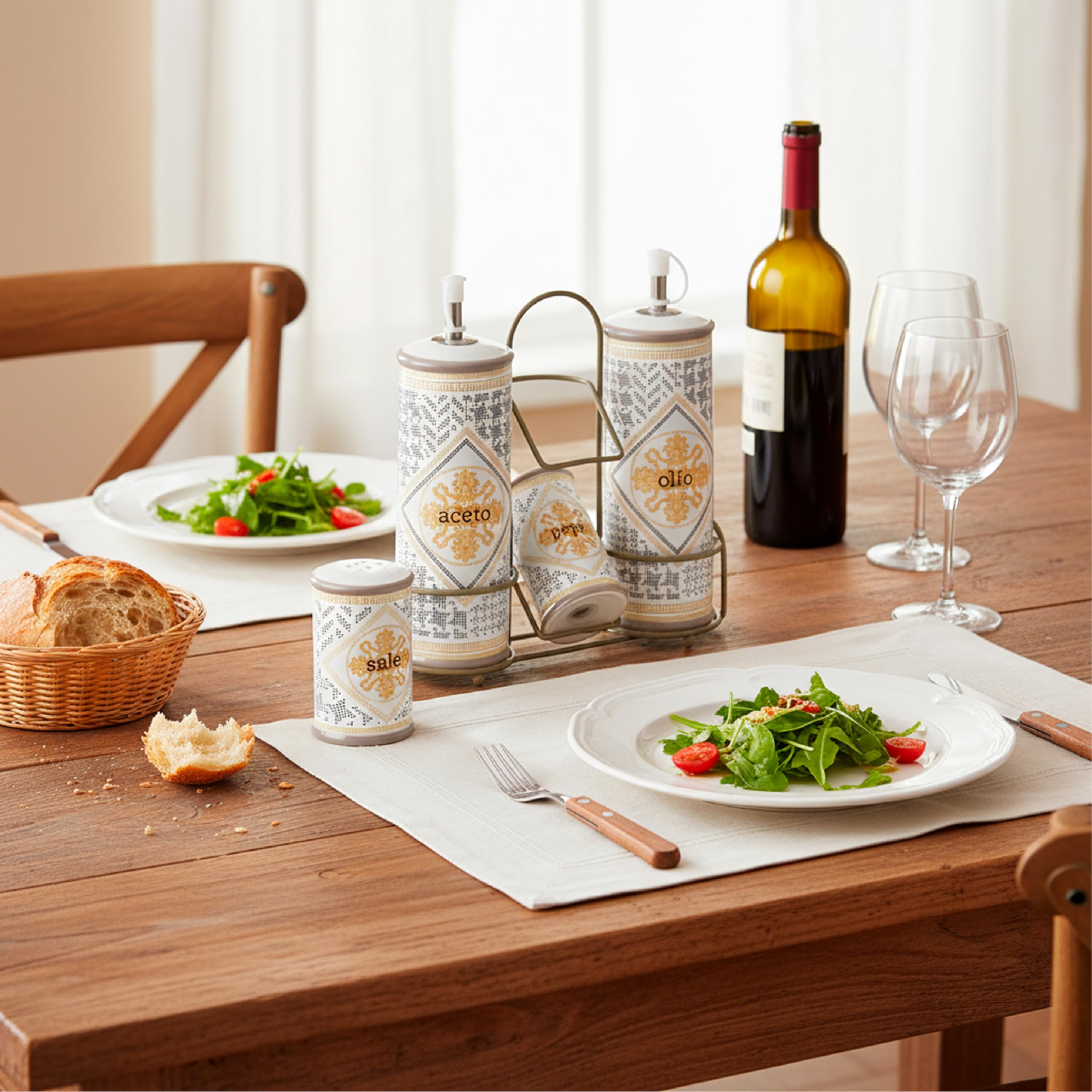 Baroni Home Domus Menage Olio Aceto Sale Pepe Ceramica