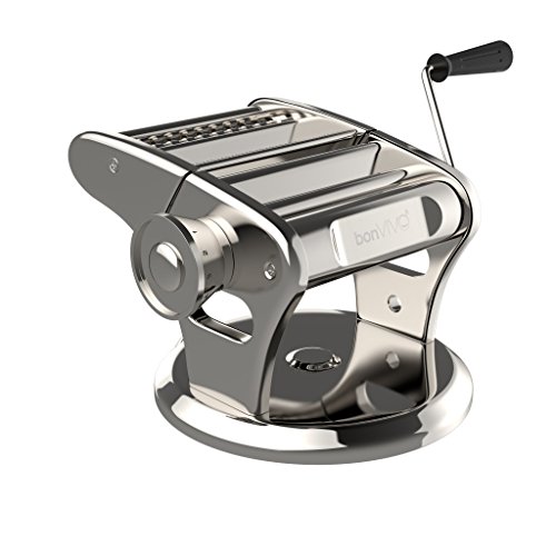 bonVIVO Pasta Mia macchina pasta fresca acciaio inox ventosa