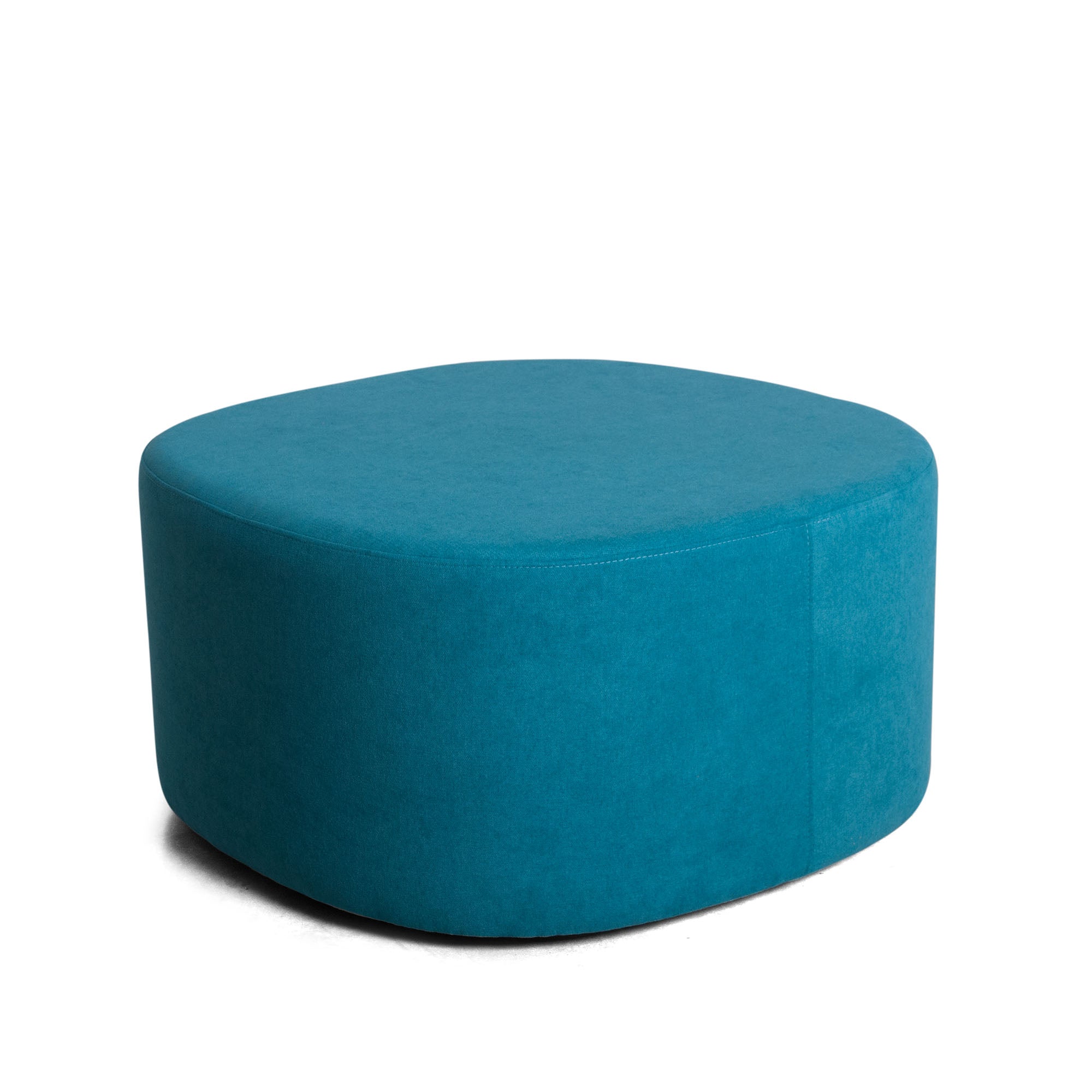 Spouf Job pouf rotondo tessuto ecopelle