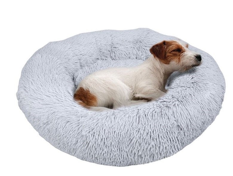 PetPlus cuccia cane rotonda 60x60 pelo grigia