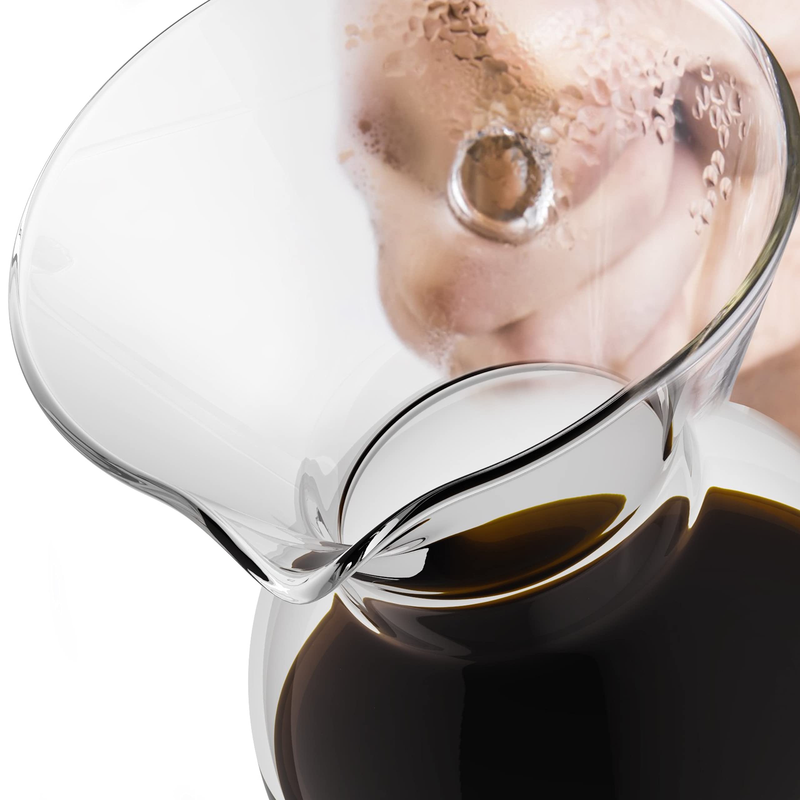 bonVIVO Aldrono caffettiera pour over 500ml rame filtro inox