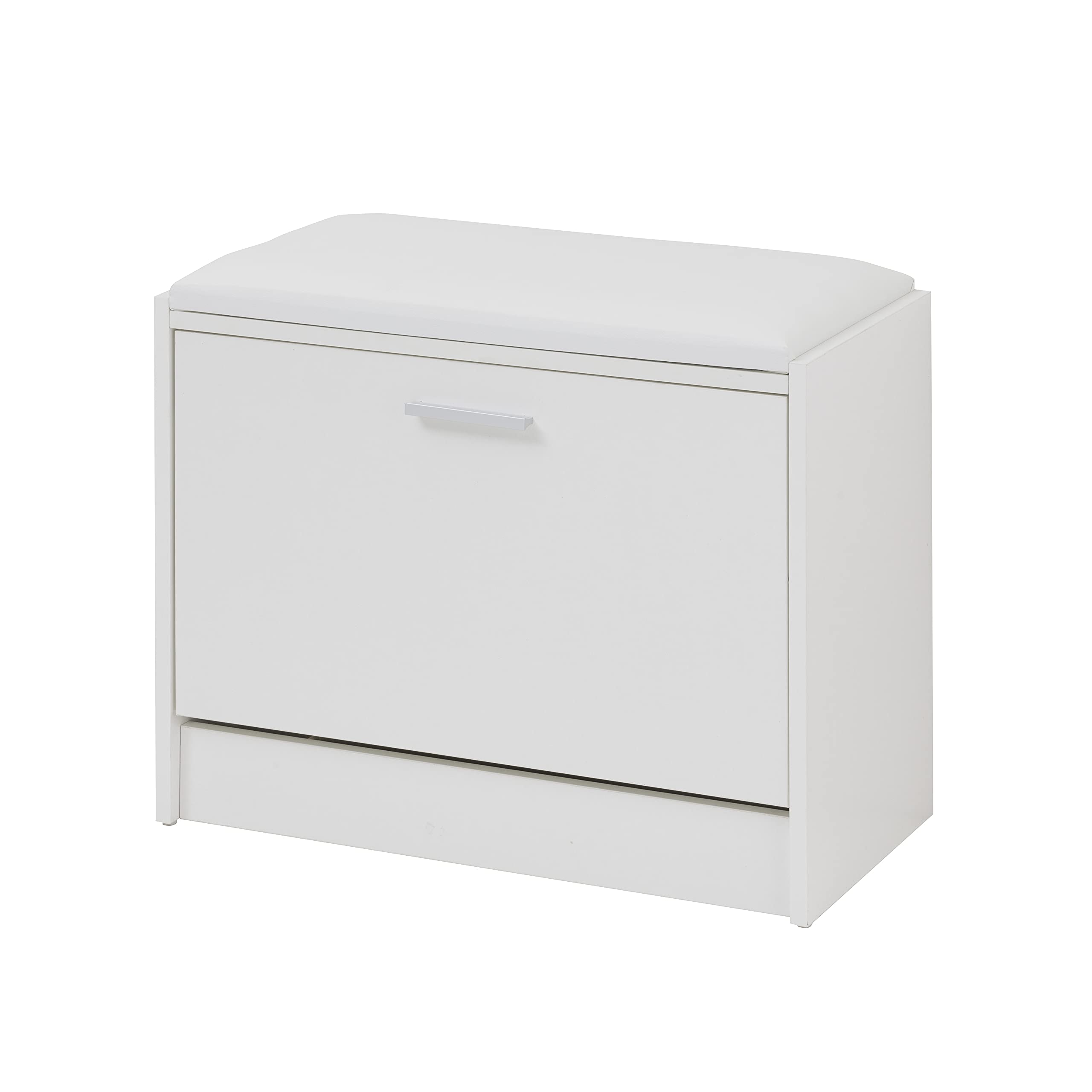 Baroni scarpiera slim 2 ante bianca 63x24x81 cm 12 paia