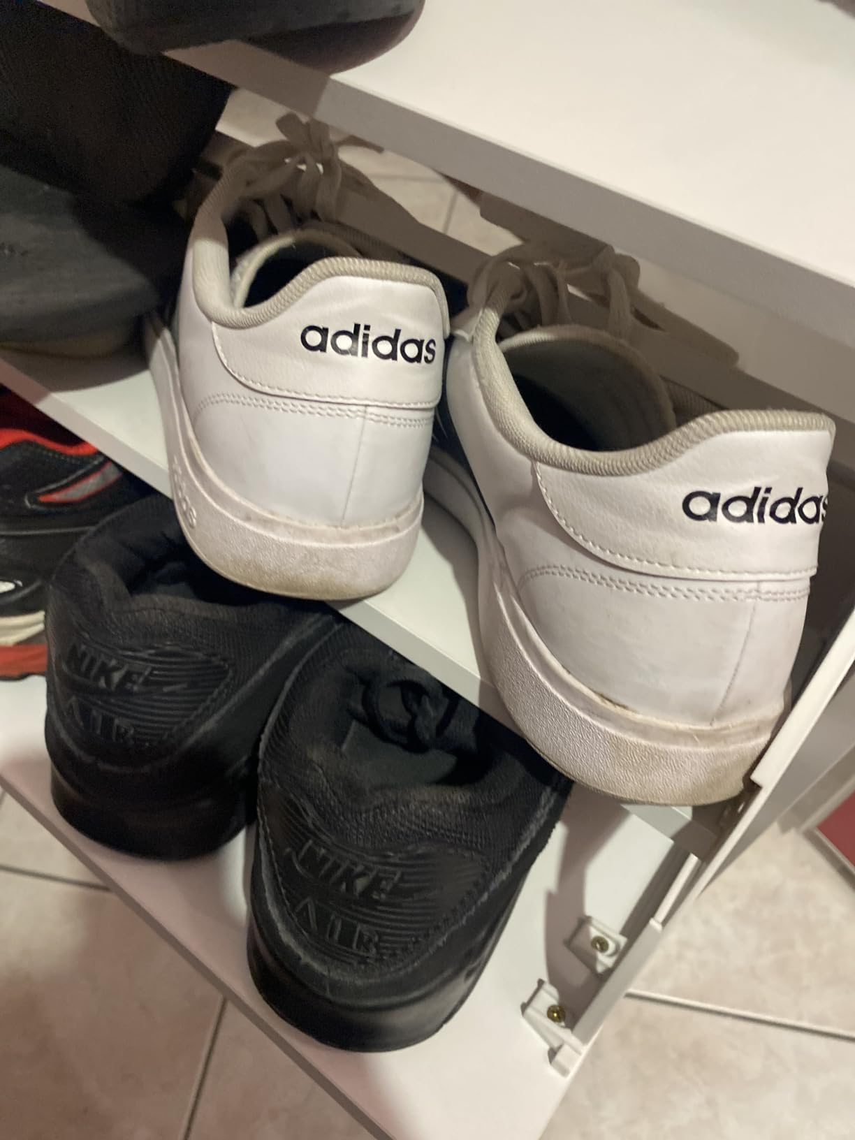 Baroni scarpiera slim 2 ante bianca 63x24x81 cm 12 paia