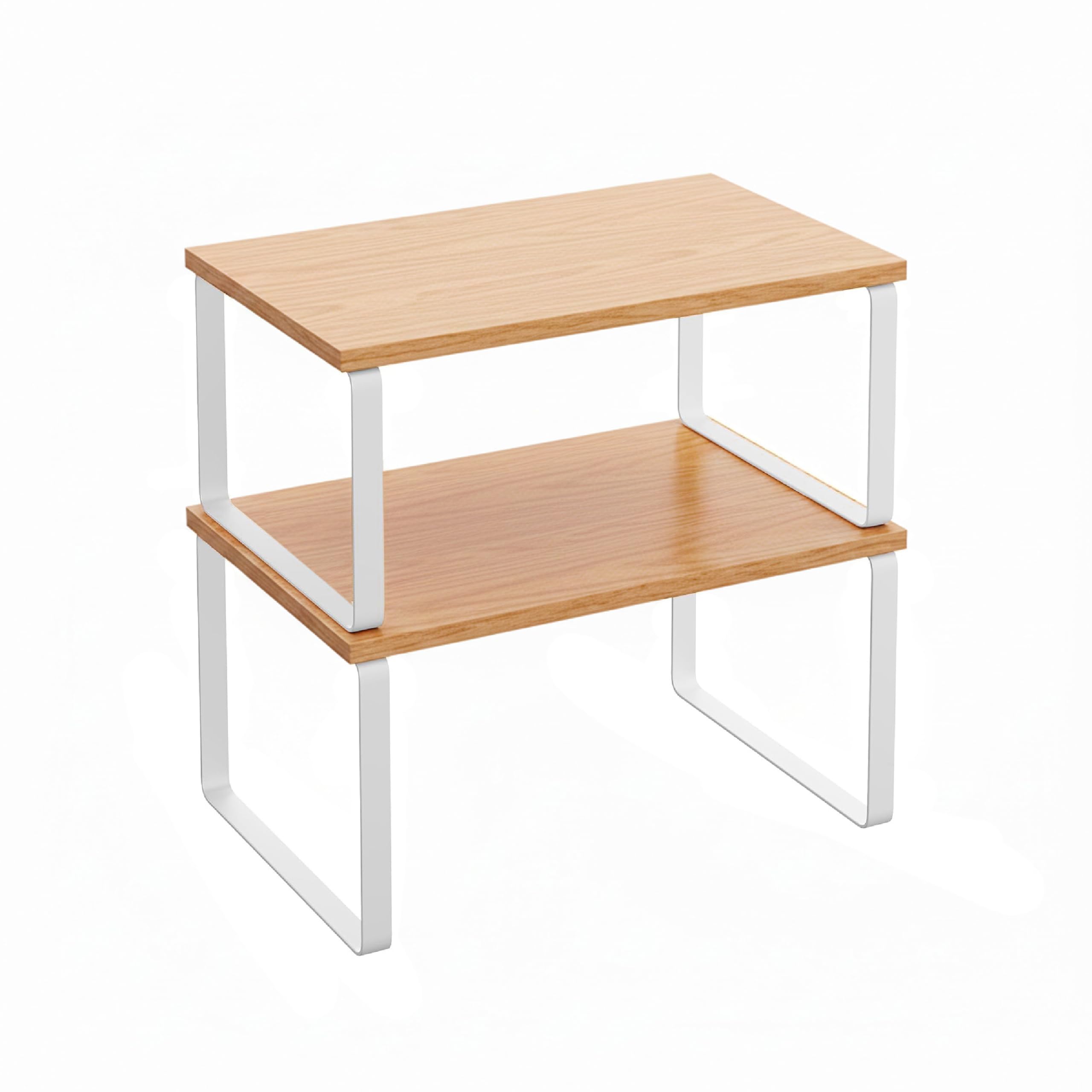 Baroni Home set 2 alzate cucina naturali 30x20x30 cm salvaspazio