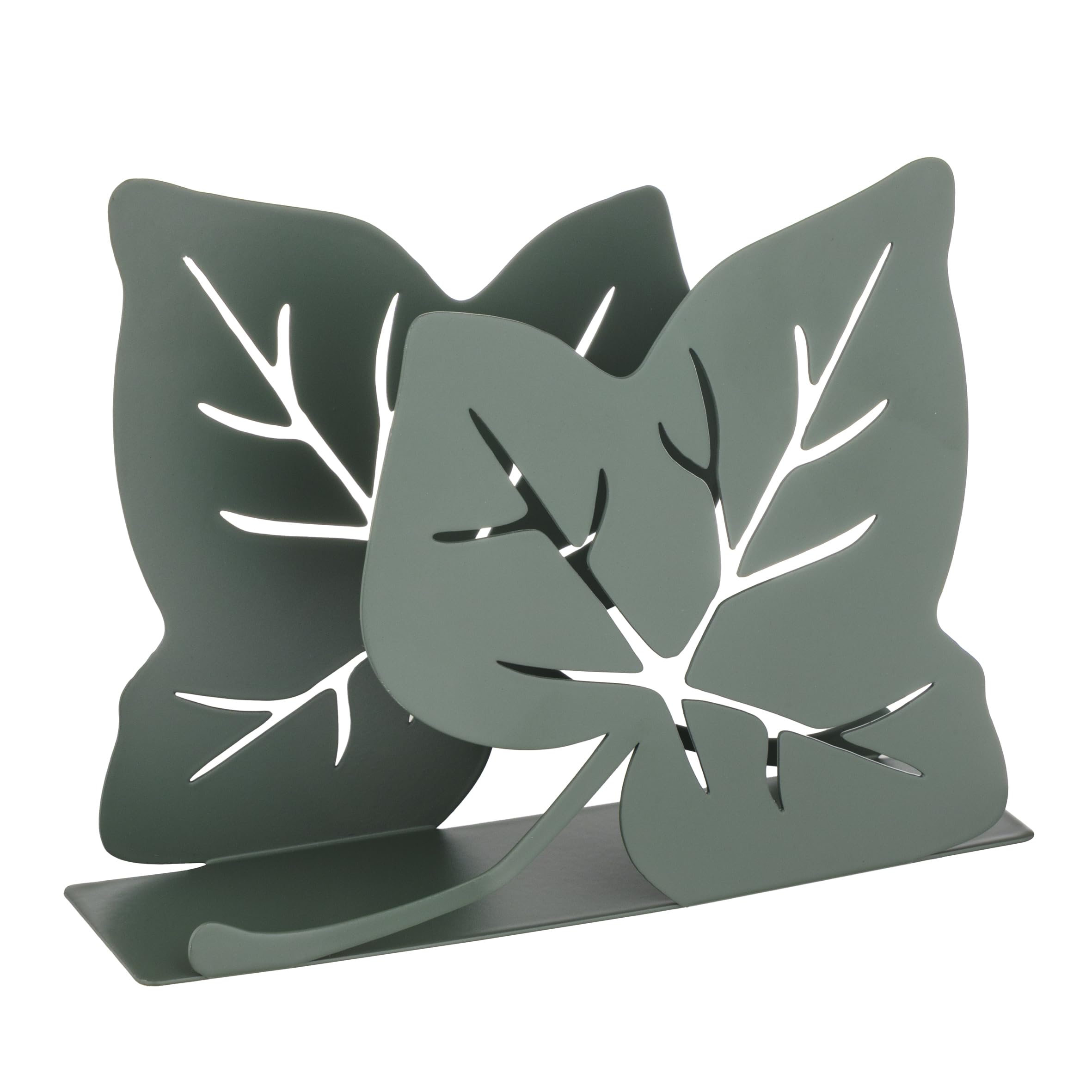 Baroni Home Edera Portatovaglioli Rettangolare Verde Salvia 16,5x16,5x8 cm