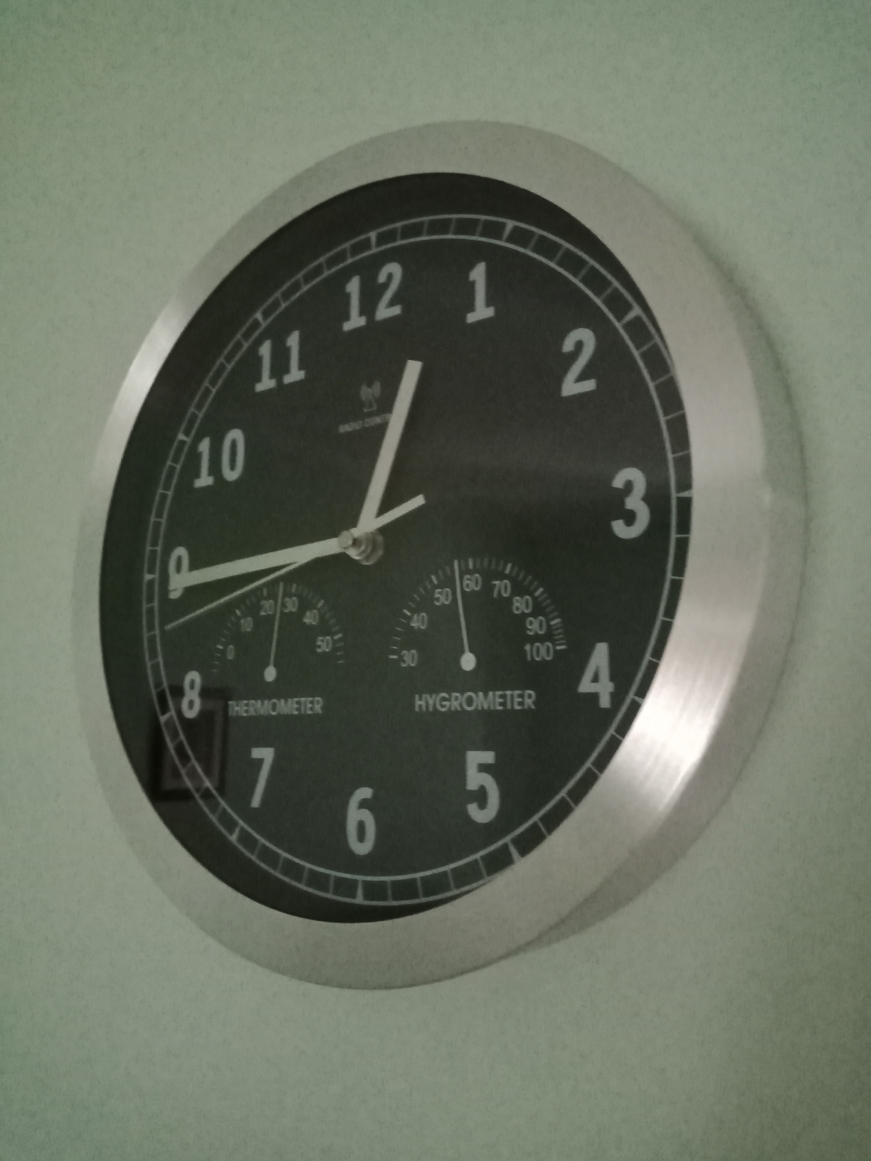 bonVIVO orologio da parete 30 cm radiocontrollato bianco silenzioso