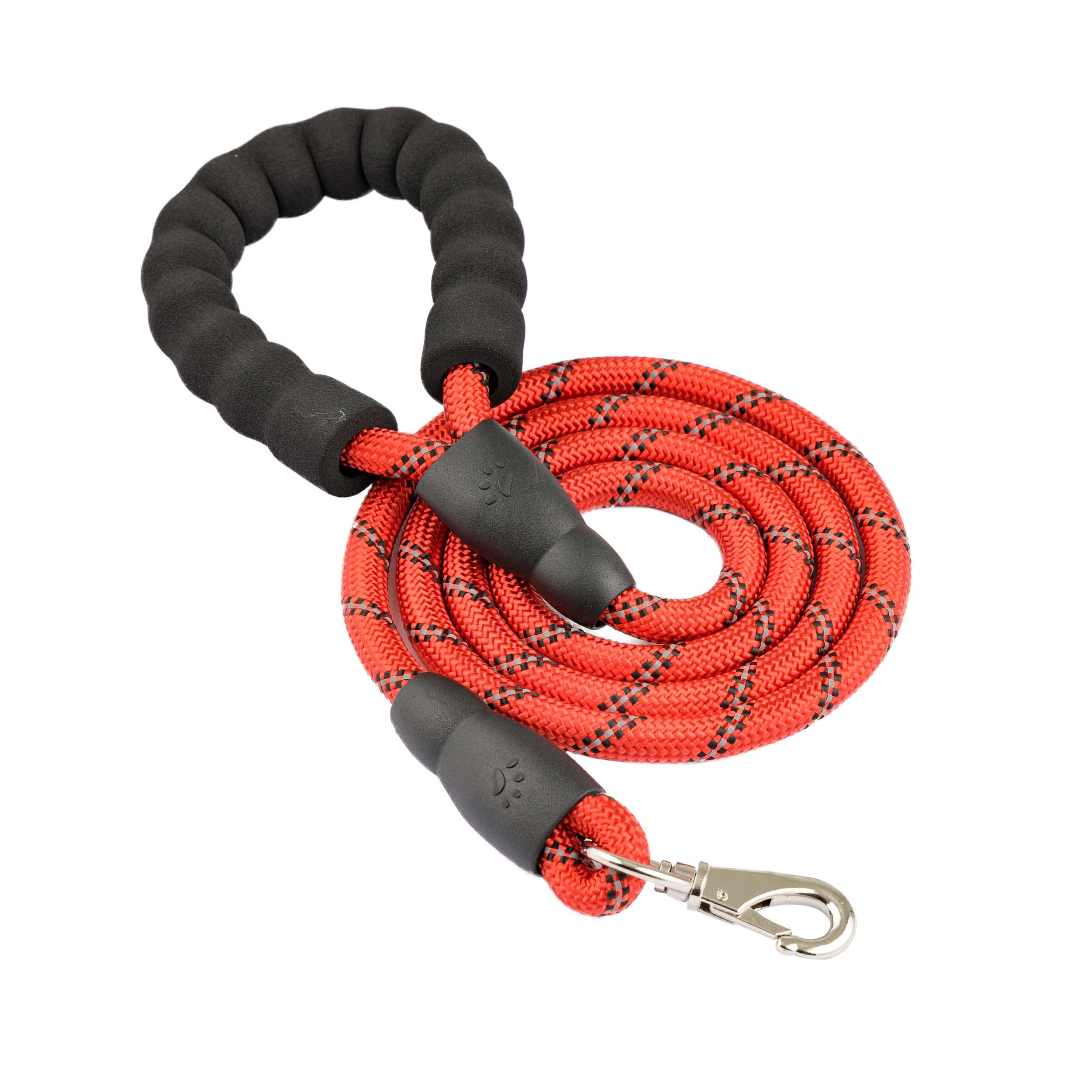 Baroni Guinzaglio Cani 1,5 m Nero Riflettente