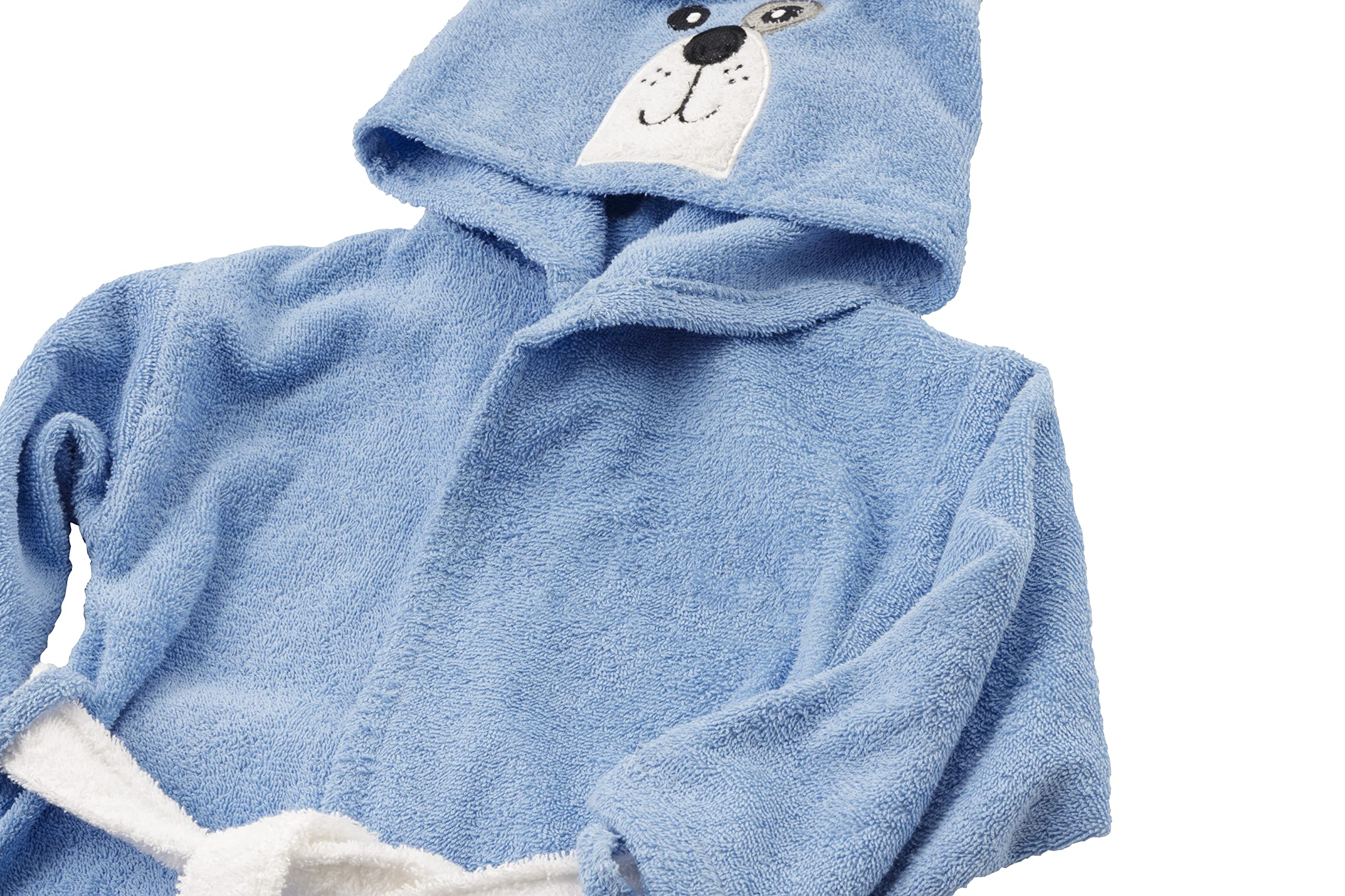 Baroni Home Accappatoio Bimbi con Cappuccio Cane in Cotone