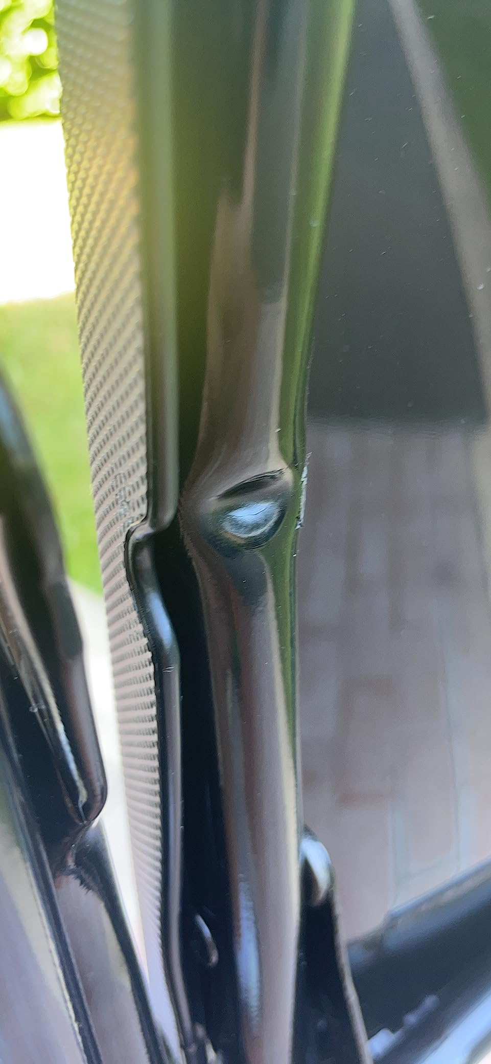 Baroni Home Sedia Pieghevole Bianca 1 Pezzo Acciaio