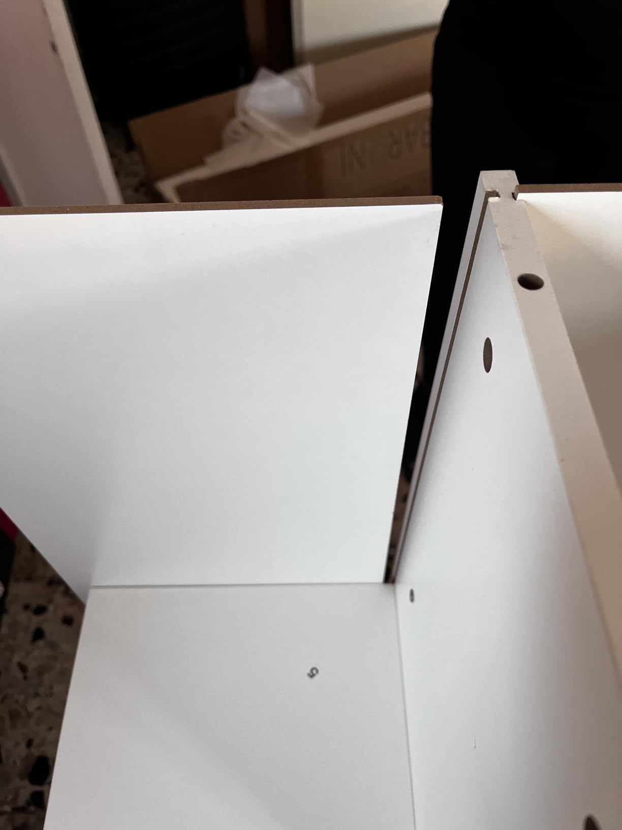 Baroni Libreria Cubi Bianca 4 Ripiani 24x31x106 cm