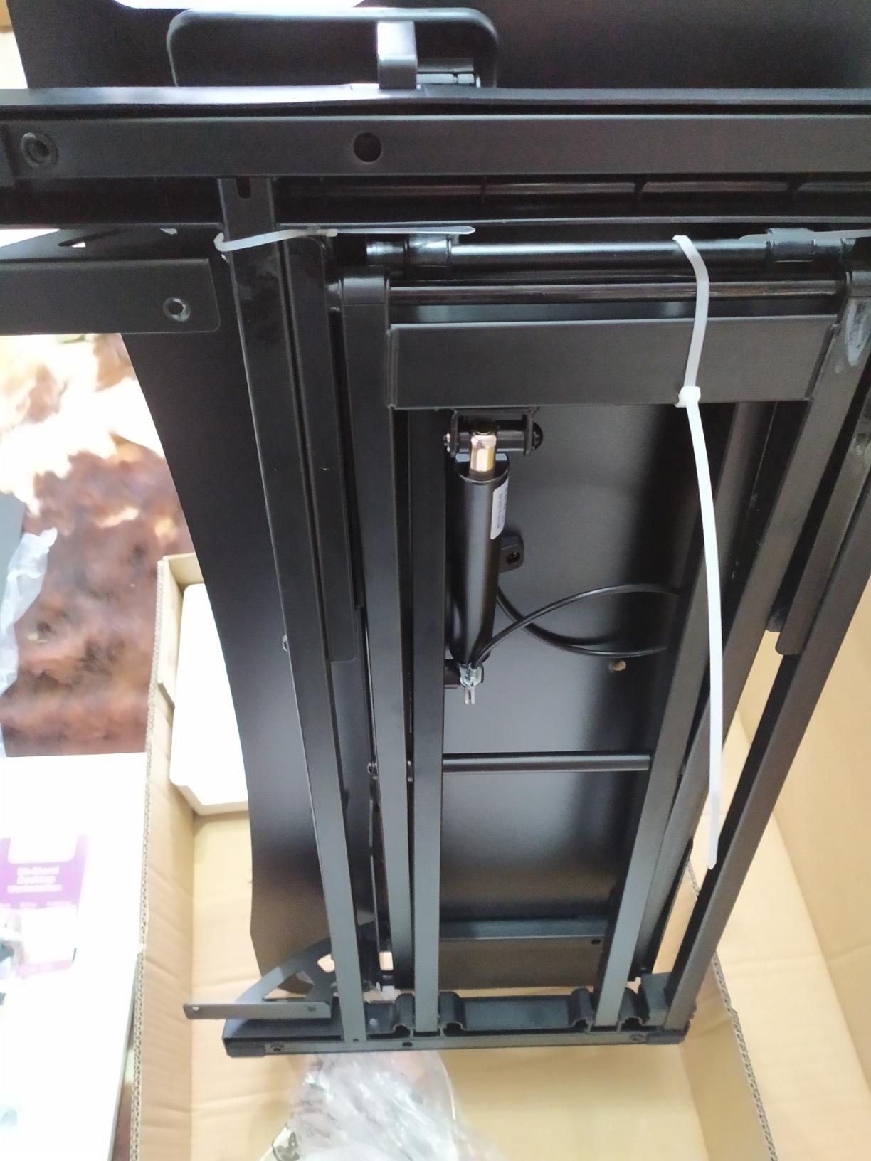bonVIVO Scrivania Regolabile Sit Stand Nera da PC Ufficio