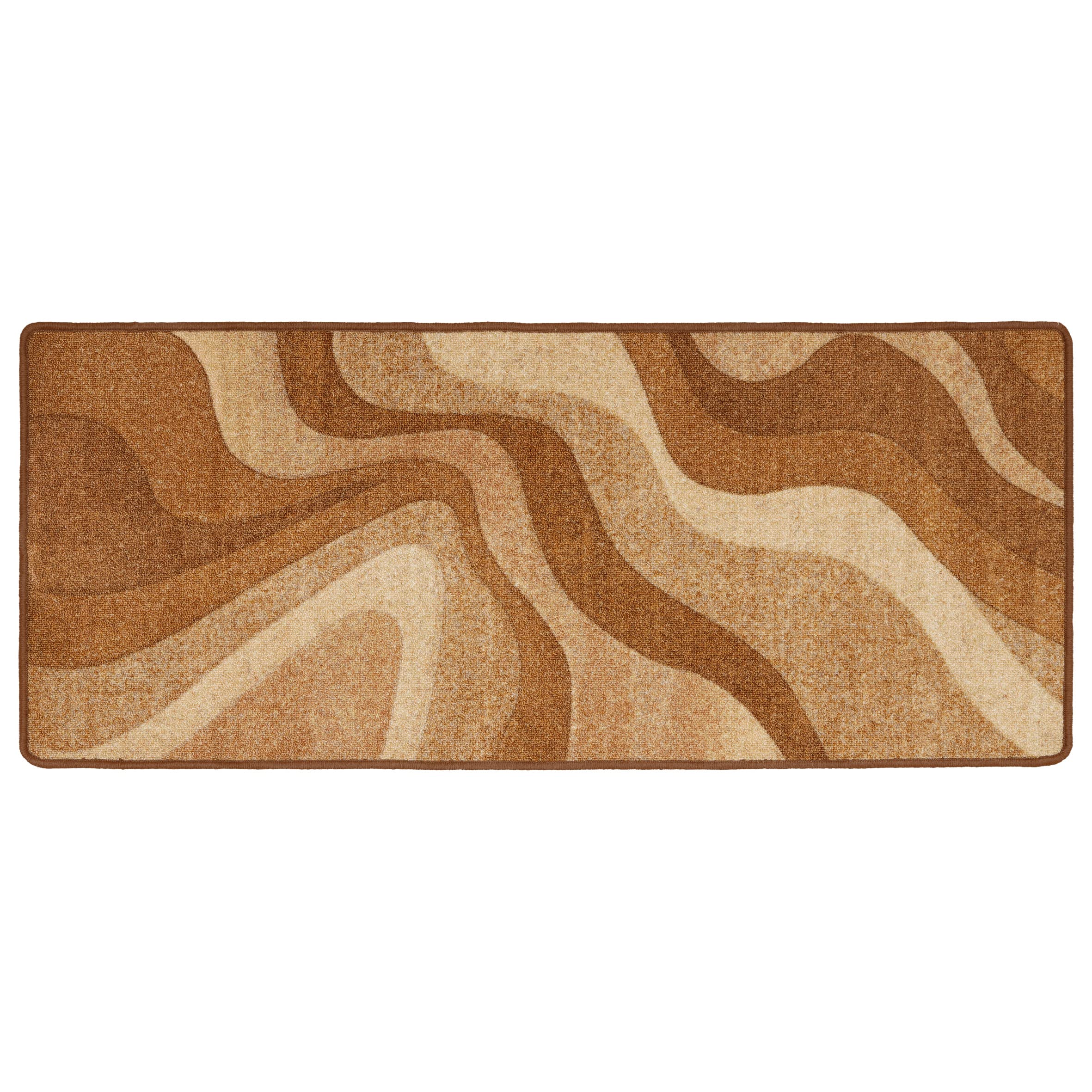 Baroni Home Tappeto Cucina Antiscivolo Beige 57x140 cm