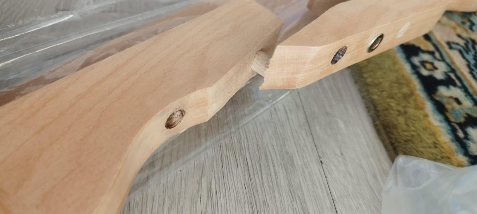 Baroni Home Sedia Moderna Bianca Gambe Legno 4 Pezzi