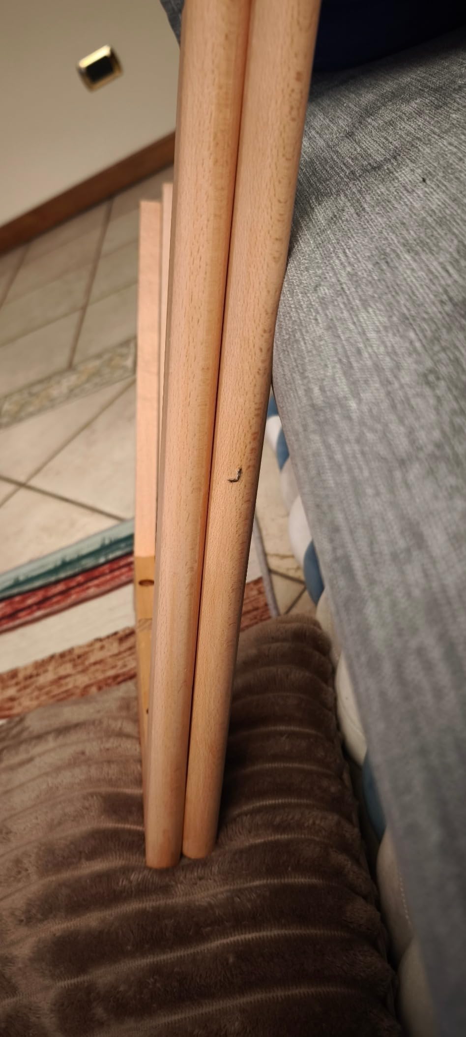 Baroni Home Sedia Moderna Bianca Gambe Legno 4 Pezzi