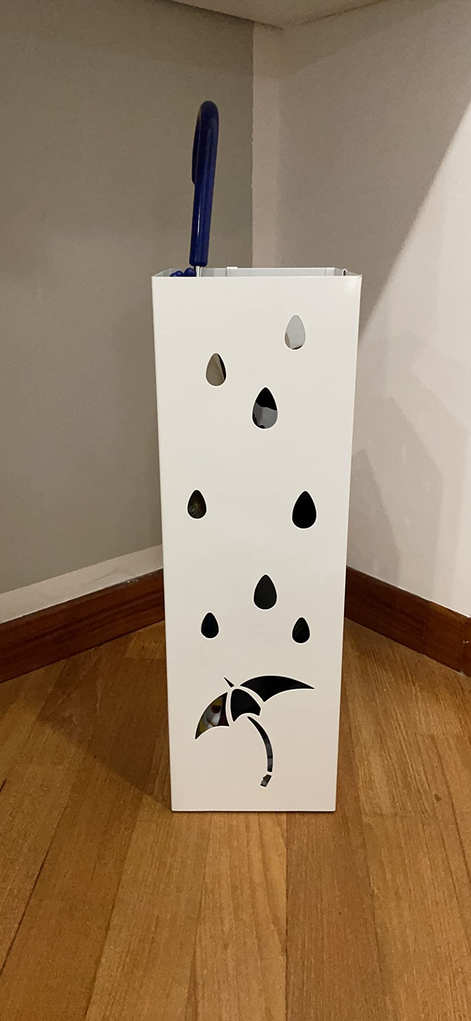 Baroni Home portaombrelli metallo tortora 15,5x15x49 cm
