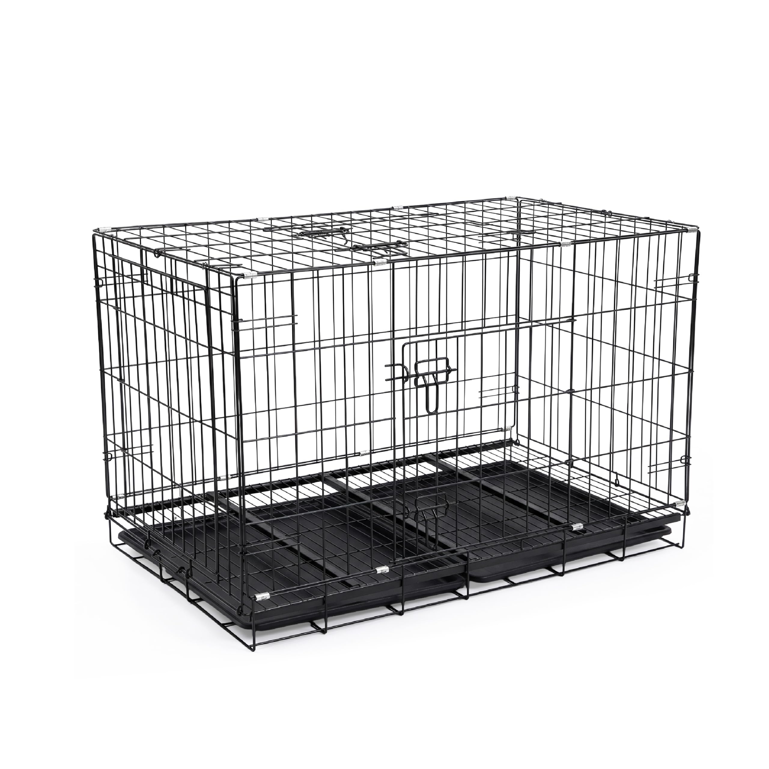 Baroni Home Gabbia Cani Metallo Grande 130x60x70 cm