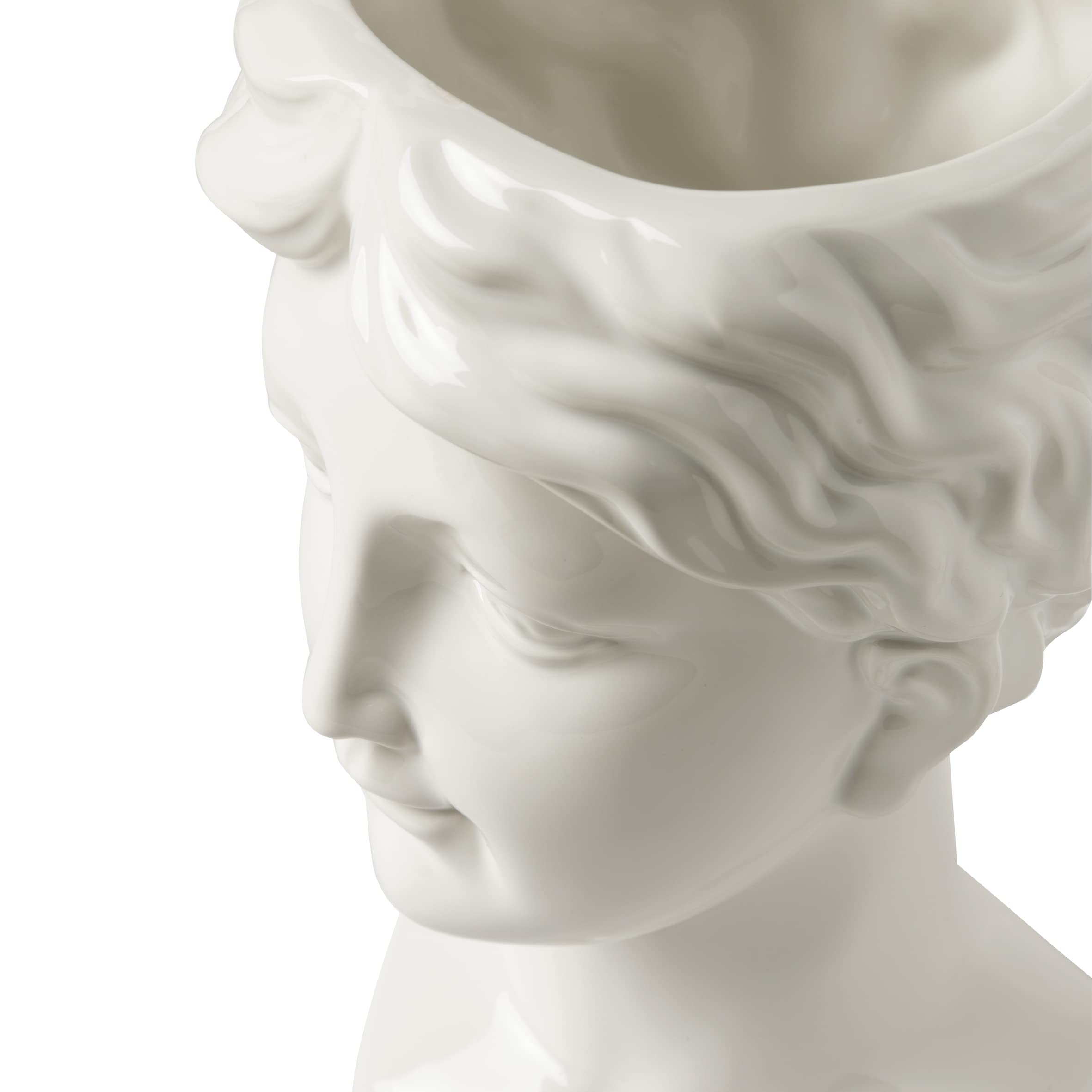 Baroni Home Ladies Ragazza vaso testa ceramica 16x15x23 cm