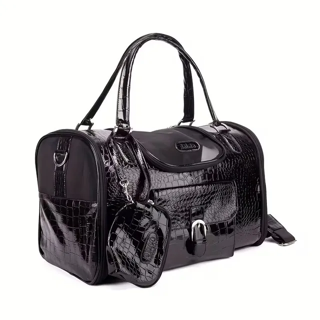 PetPlus Luxor borsa trasporto cani nera fino a 6 kg