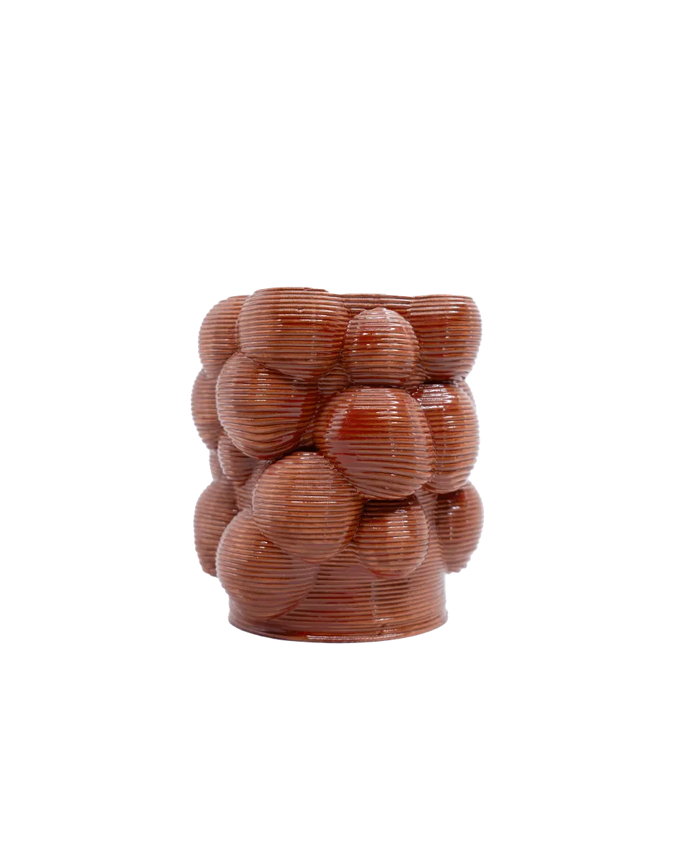 SuperForma Bolle 04 vaso smalto ramato
