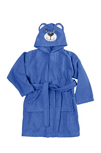 Baroni Home Accappatoio Bimbo Blu 0-2 Anni Cotone