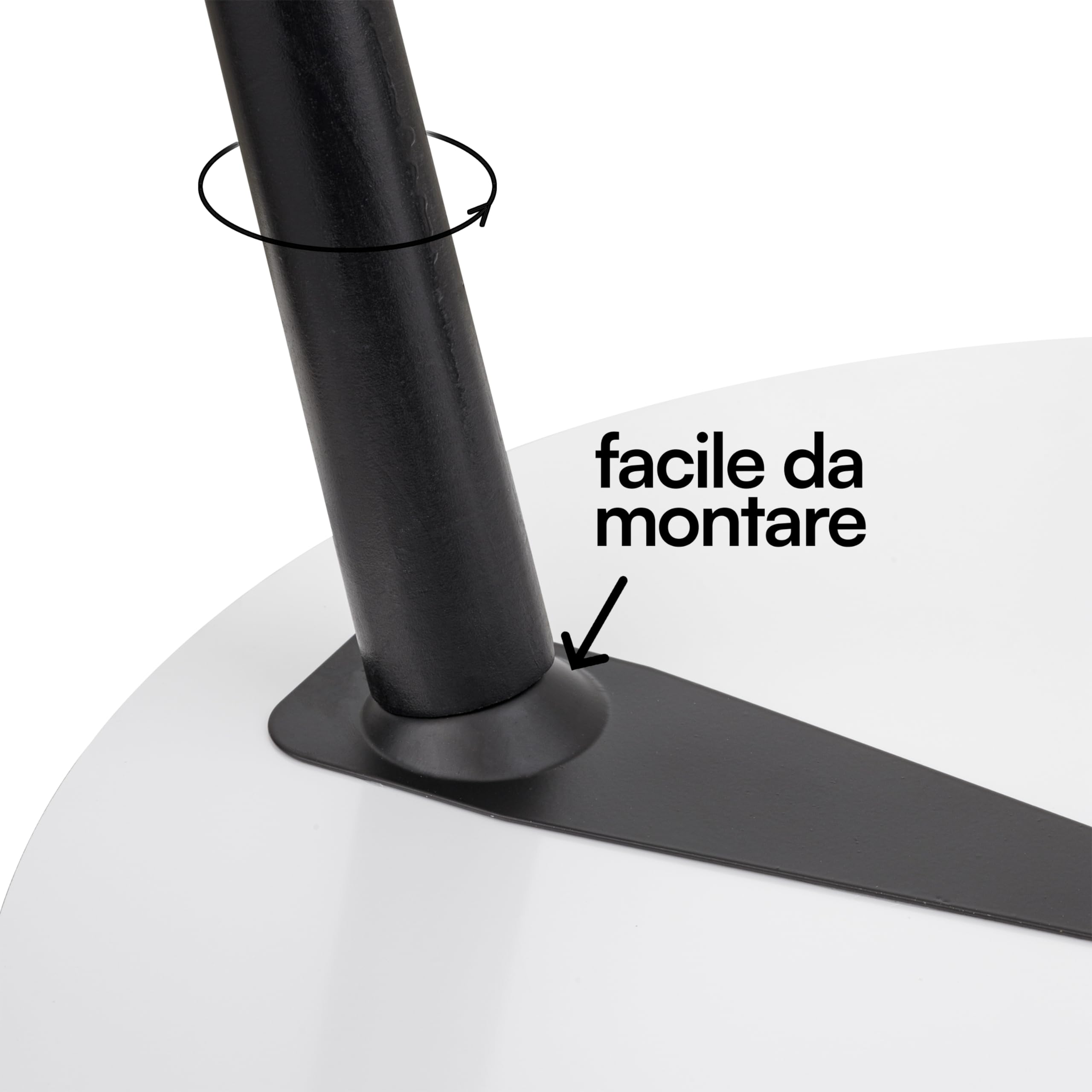 Baroni Home tavolino vetro Biliardo 42x42x40 cm soggiorno