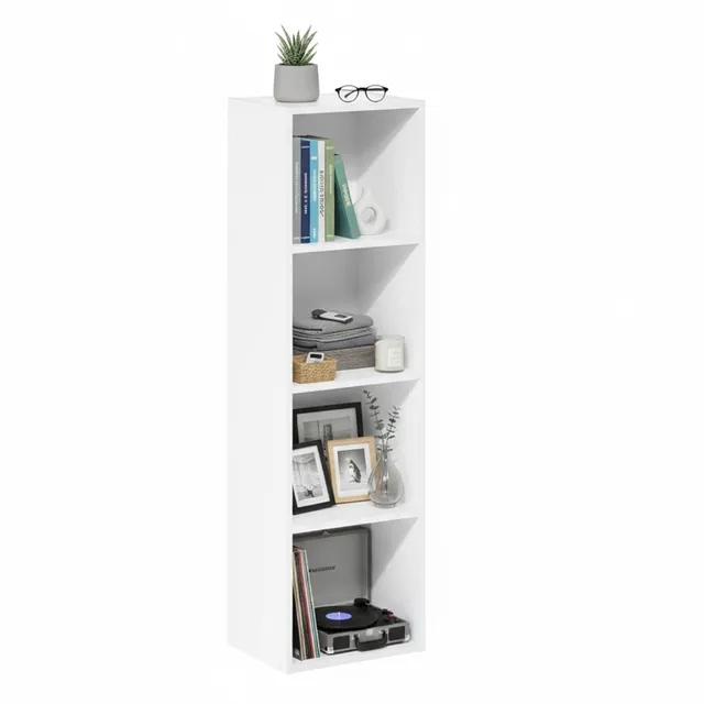 Baroni Libreria Cubi Bianca 4 Ripiani 24x31x106 cm