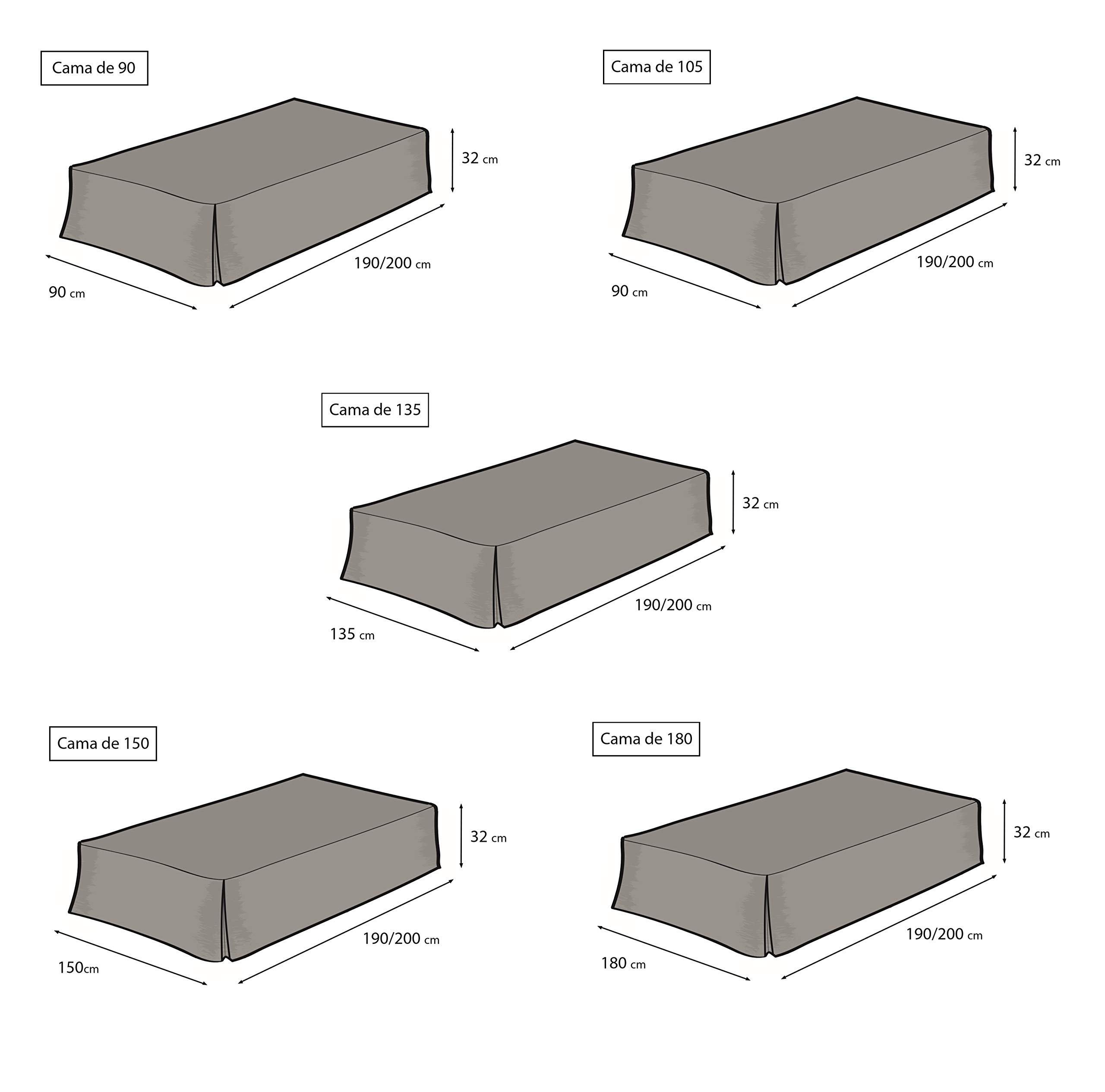 Textilhome EasyCosy Atenea Coprirete Grigio Chiaro 90
