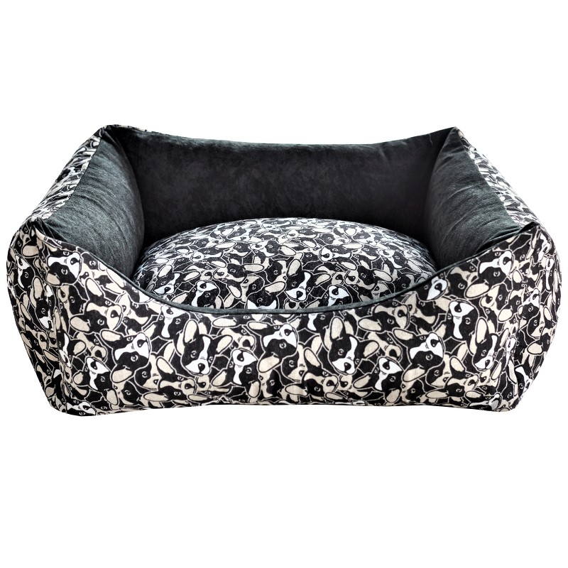 PetPlus Bulldog cuccia rettangolare reversibile