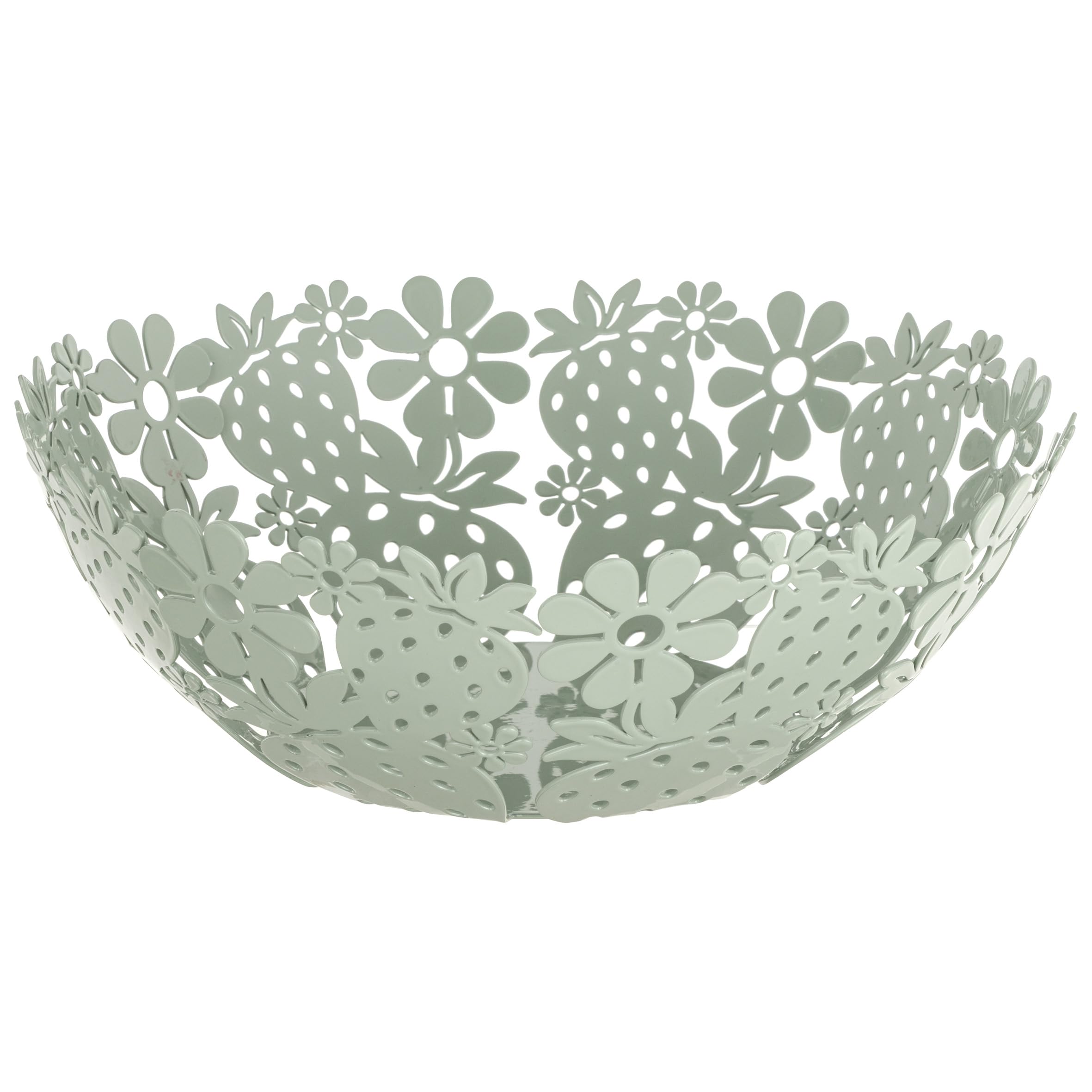 Baroni Home Fragola portascottex metallo 15x15x33 salvia