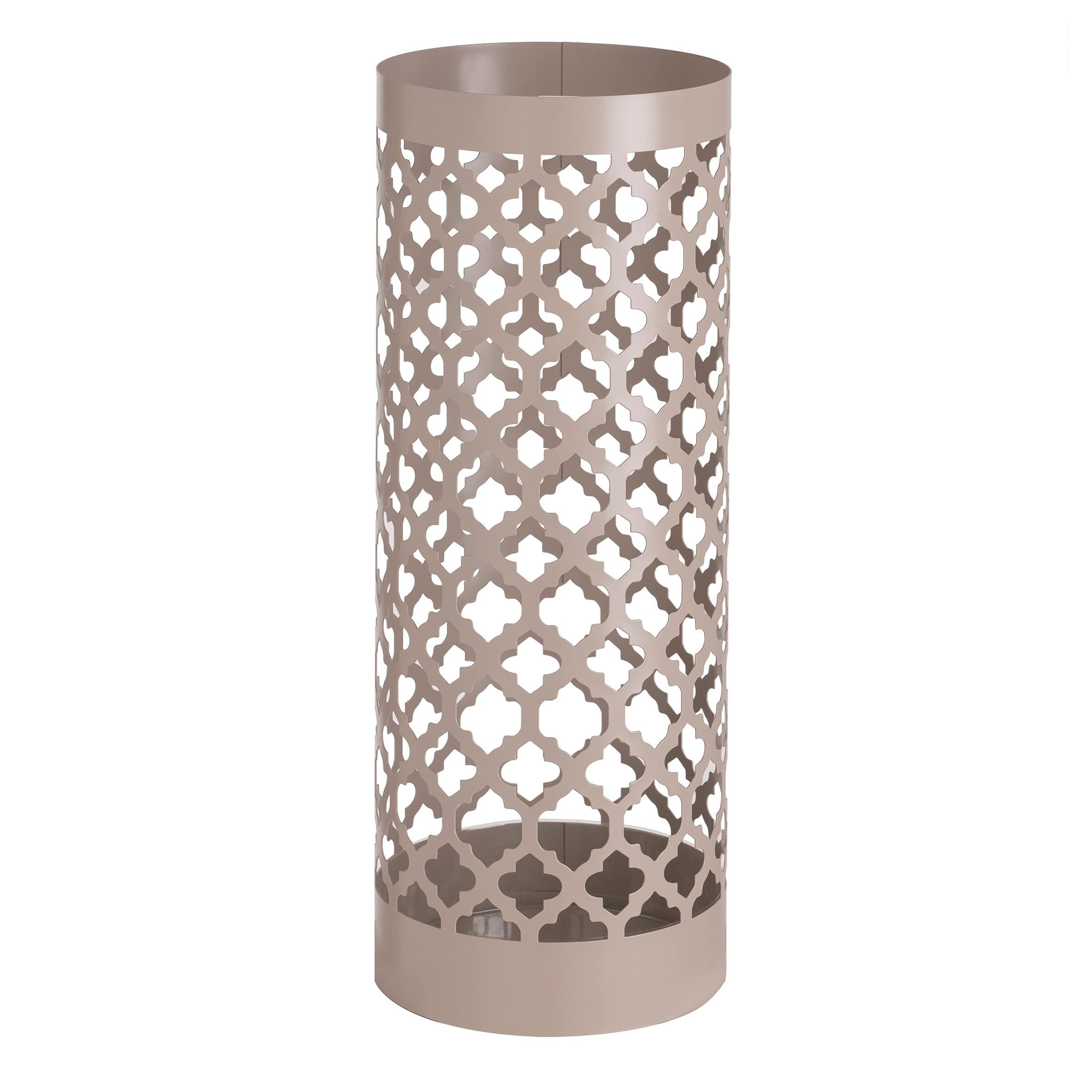 Baroni Home Classic portaombrelli tortora 19x19x49 cm metallo
