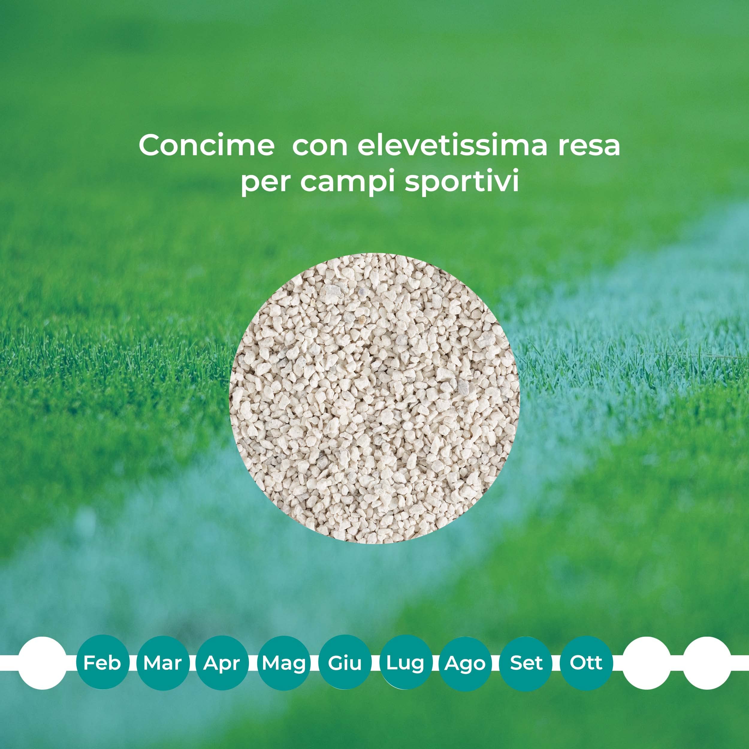Baroni Concime Prato Granulare Alto Azoto 4,5 Kg per 180 Mq