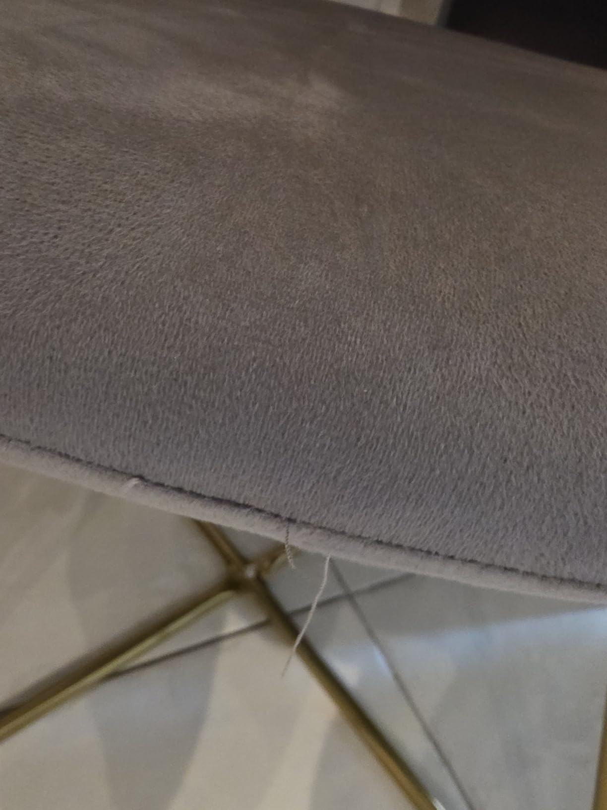 Baroni Home Poltrona Bibi Moon Beige Velluto 71x59x84 Portata 200kg