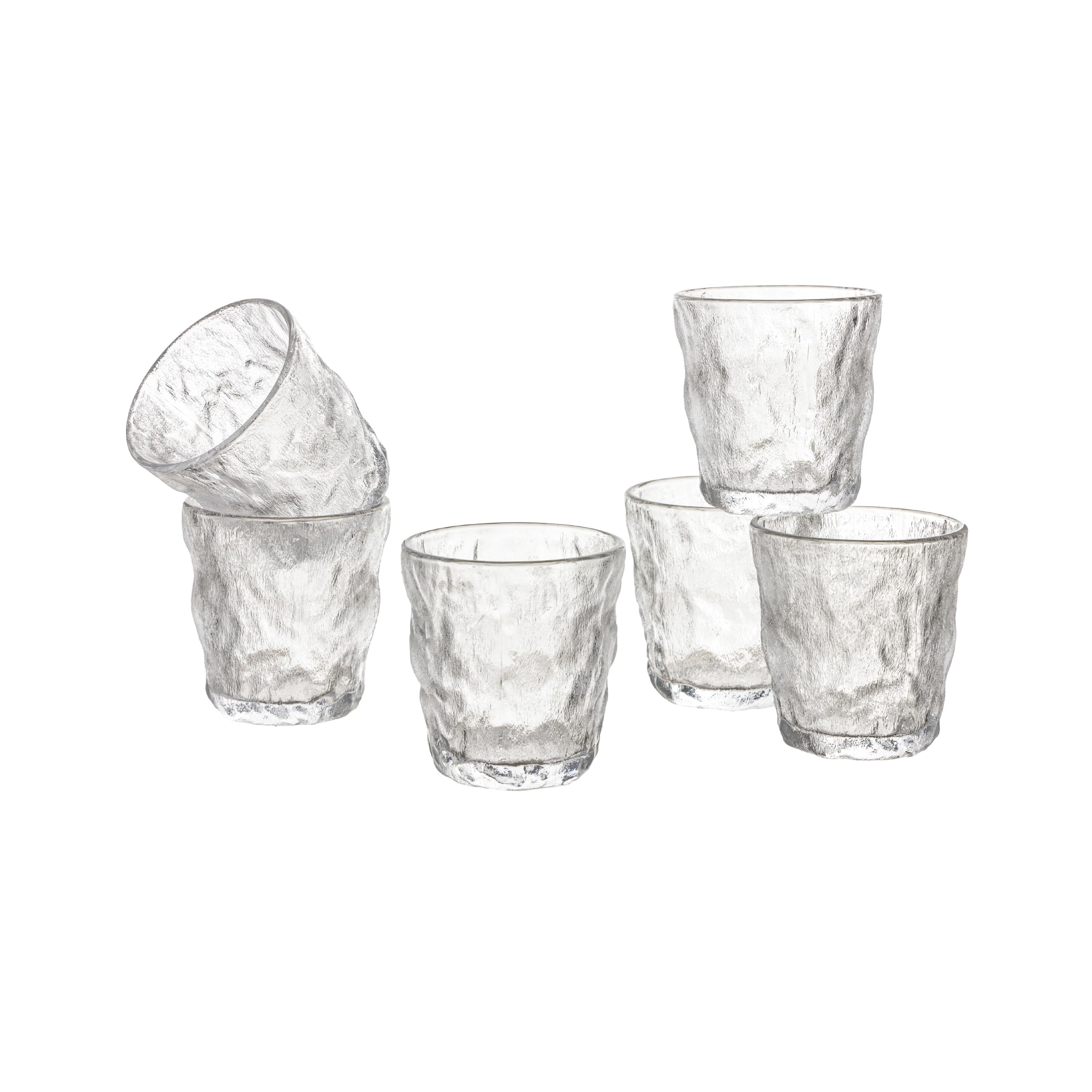 Baroni Home Rombi Grandi bicchieri vetro 30 cl 6 pezzi