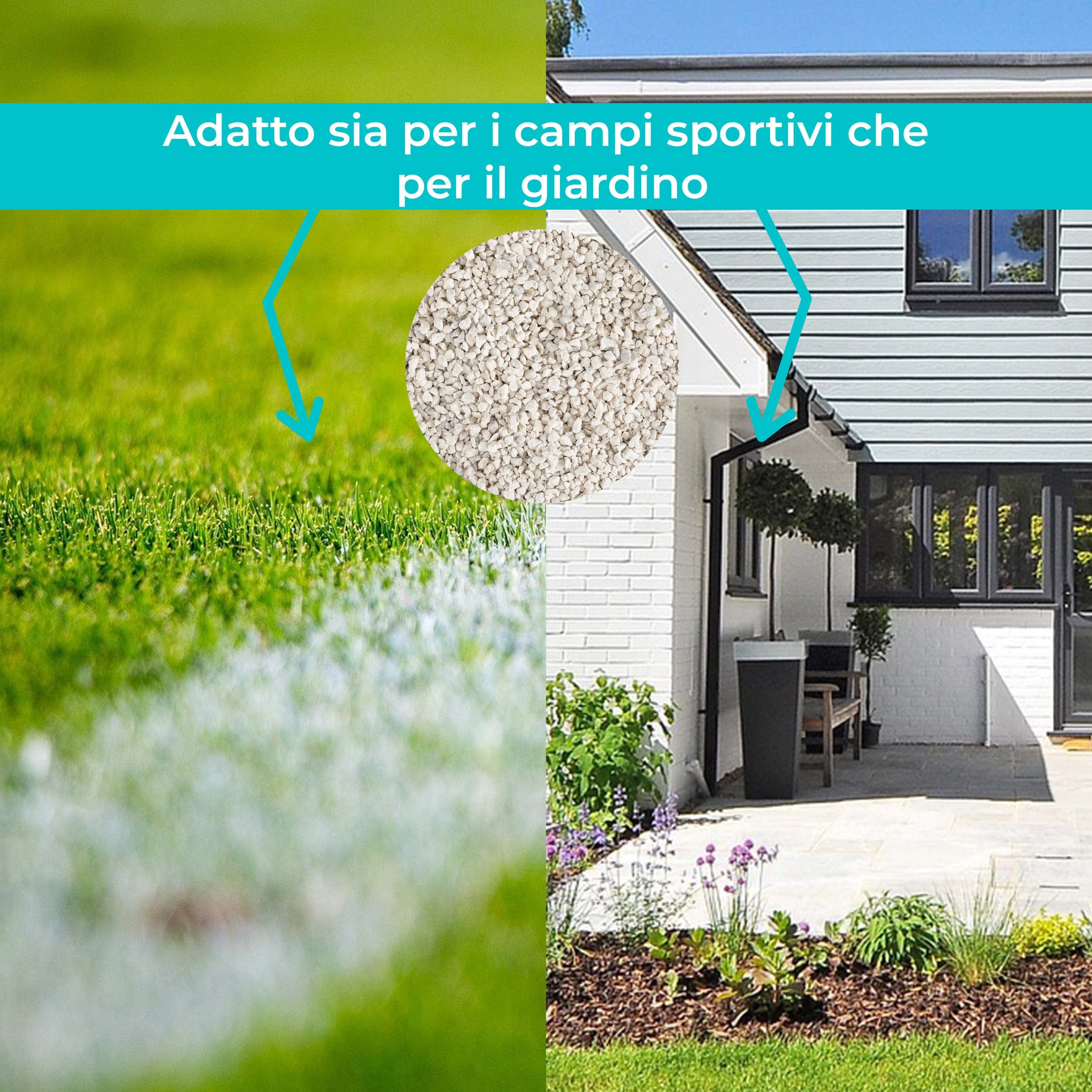 Baroni Concime Prato Granulare Alto Azoto 4,5 Kg per 180 Mq