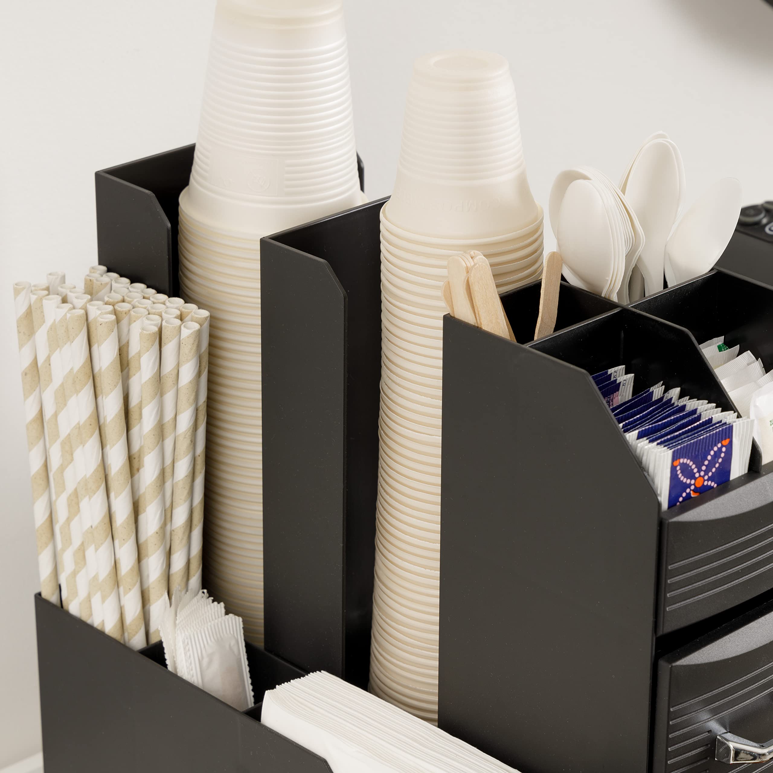 Baroni Home Coffee Station Nera Porta Capsule 55 Capsule 11 Scomparti