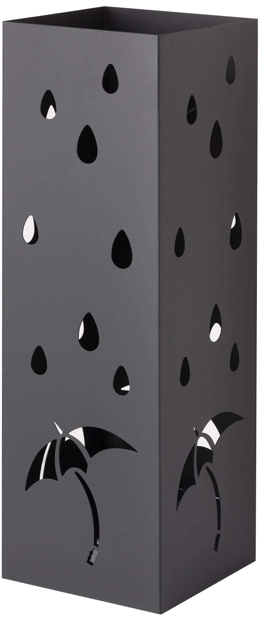 Baroni Home portaombrelli metallo tortora 15,5x15x49 cm