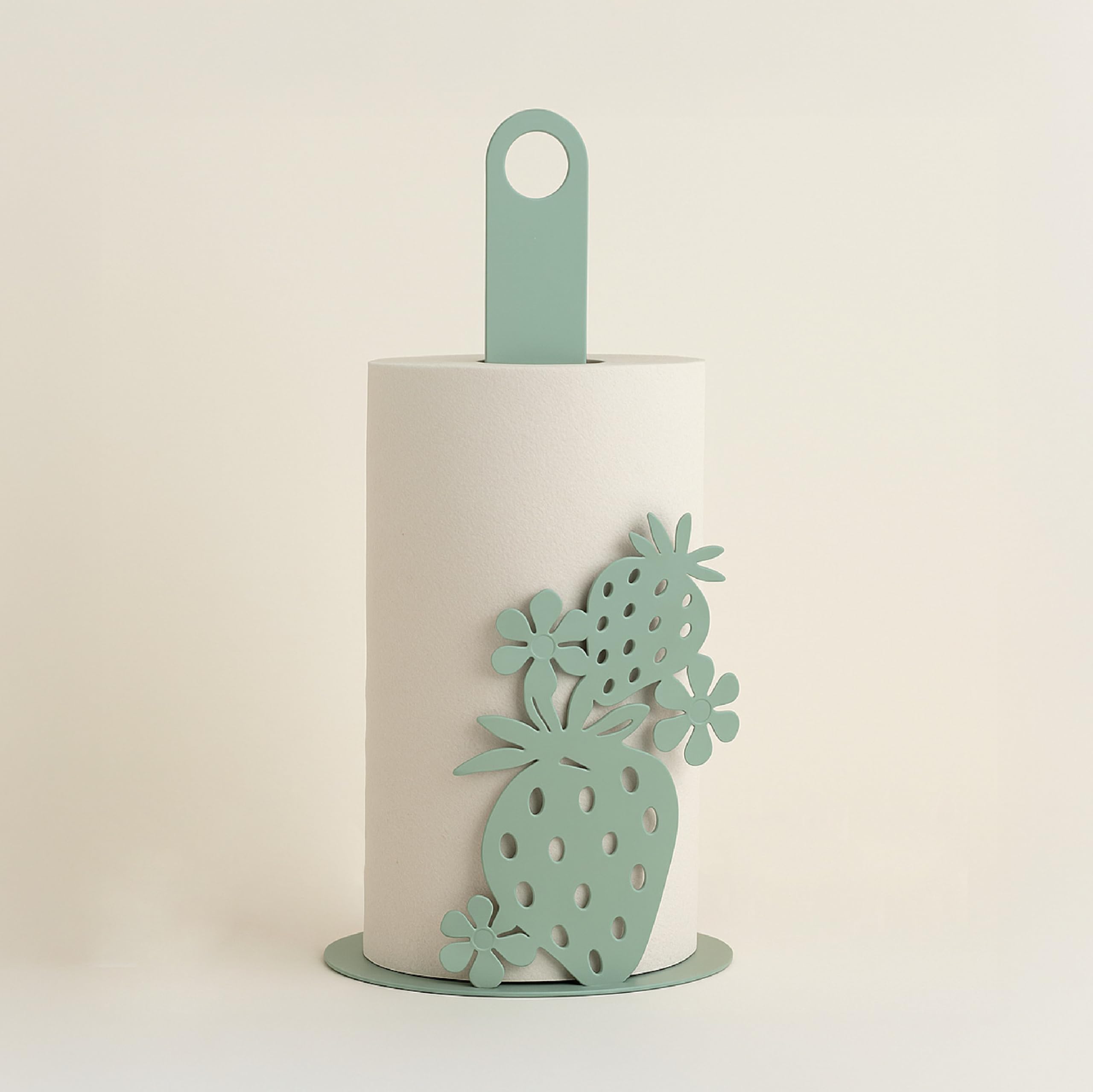 Baroni Home Fragola portascottex metallo 15x15x33 salvia