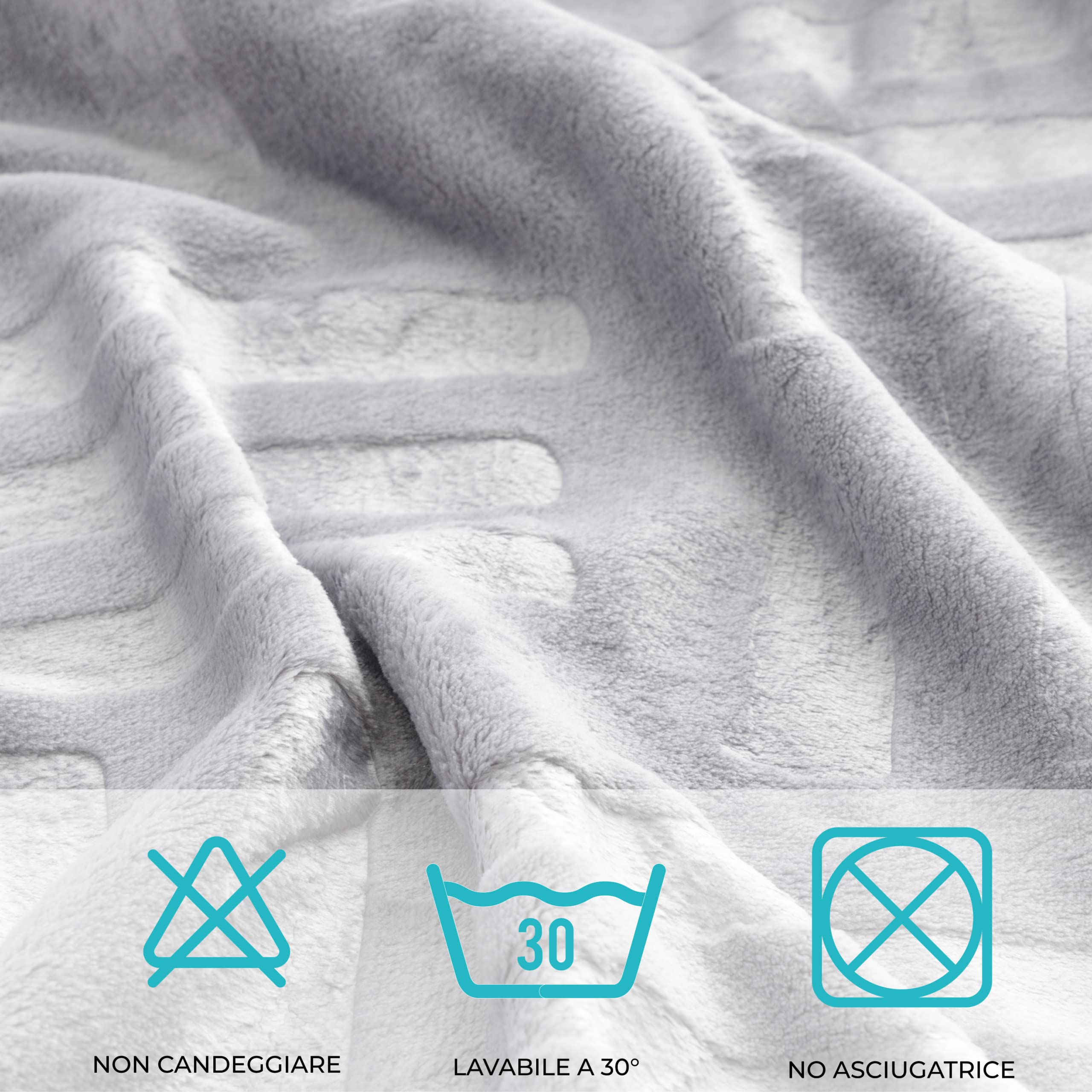 Baroni Home Coperta Pile Perla 150x200 cm Matrimoniale
