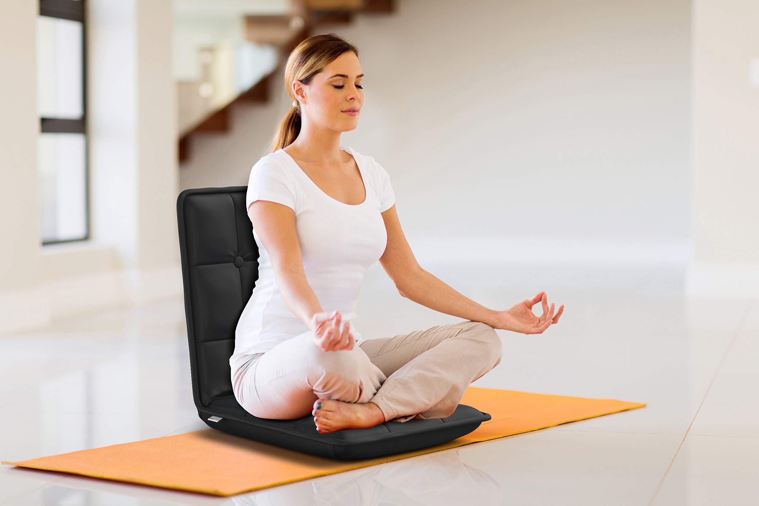 bonVIVO EASY Comfort Poltrona da Terra Pieghevole 5 Posizioni