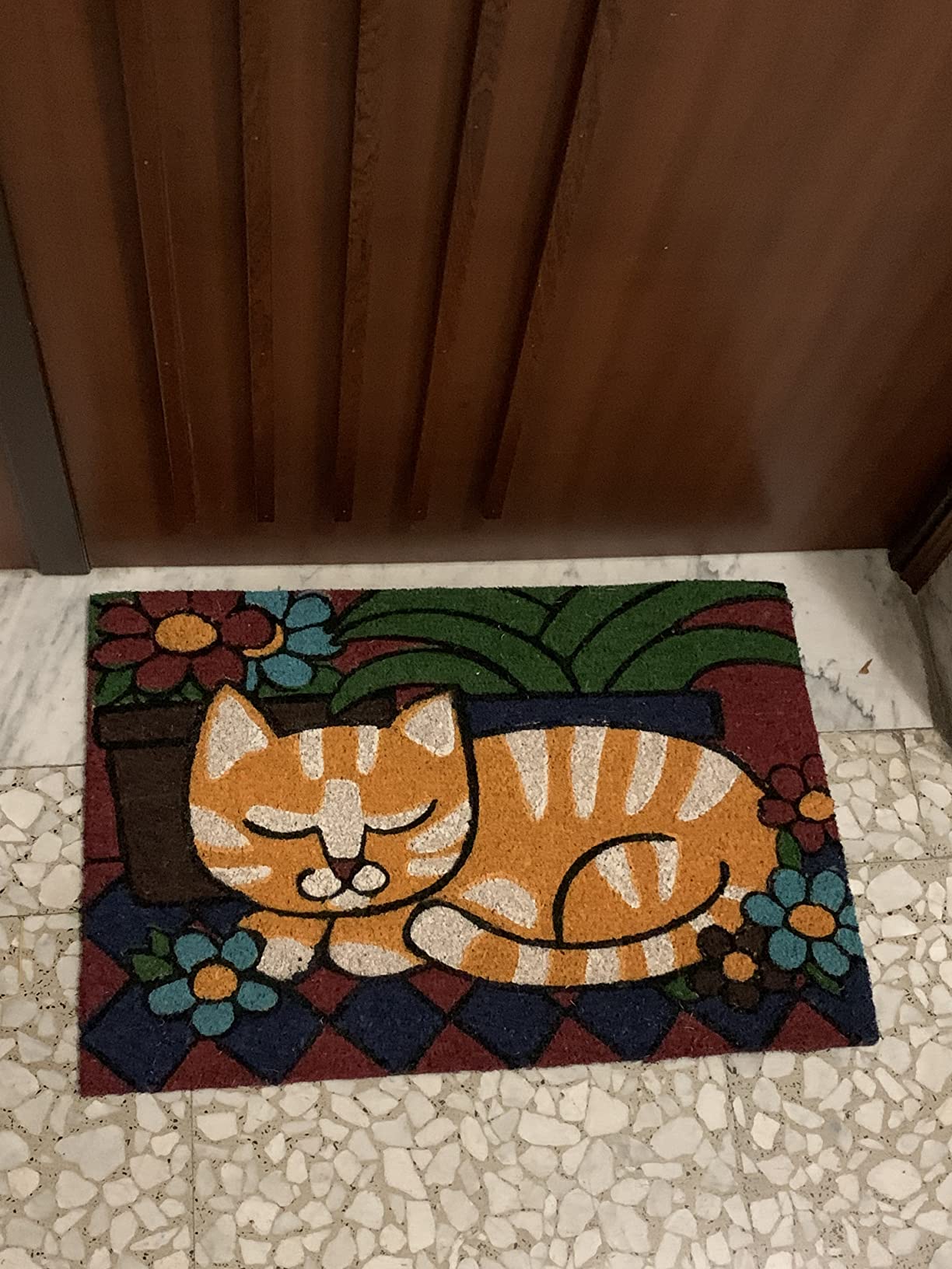 Baroni Home zerbino cocco Villaggio Notte 60x40 cm