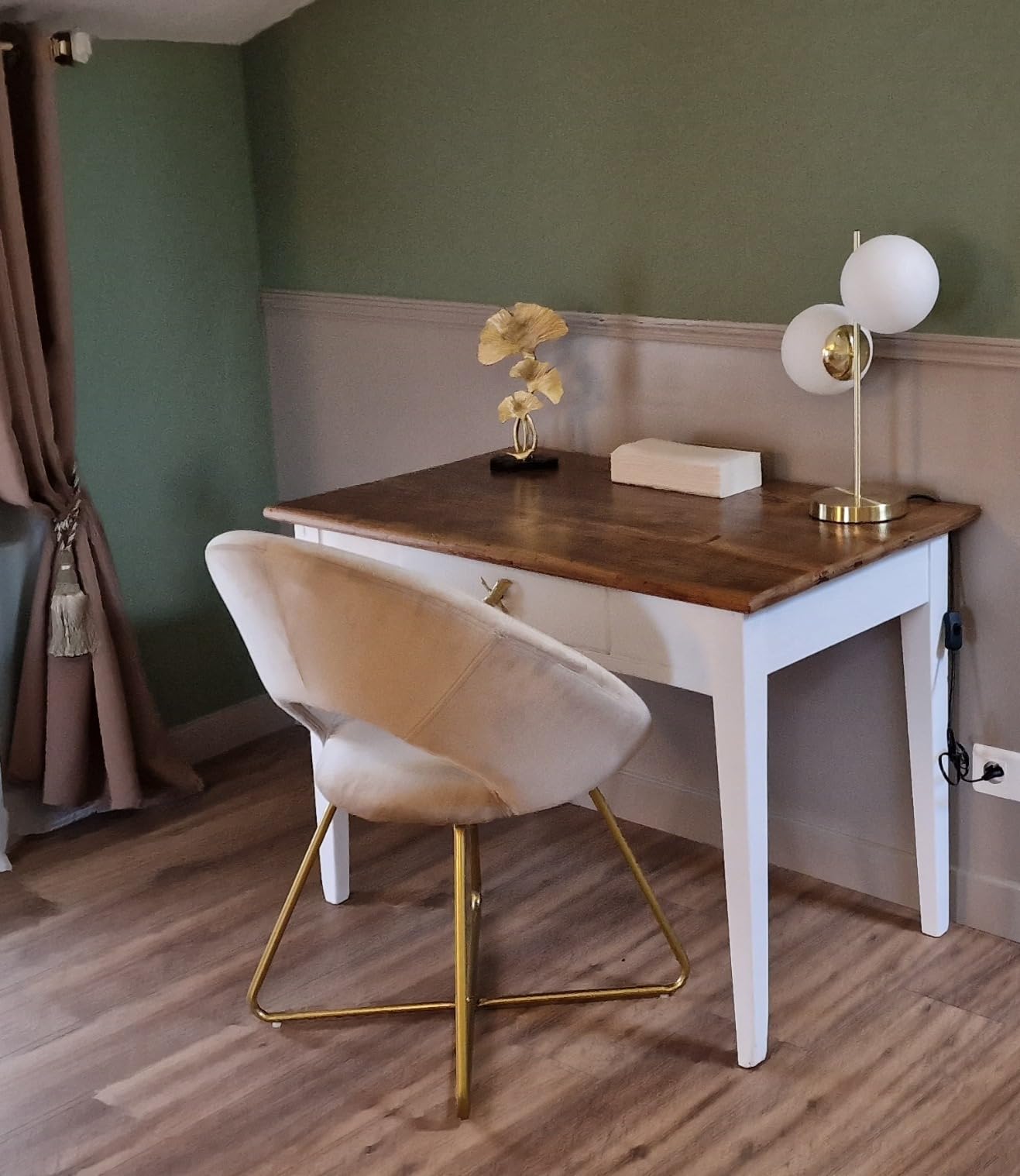 Baroni Home Poltrona Bibi Moon Beige Velluto 71x59x84 Portata 200kg